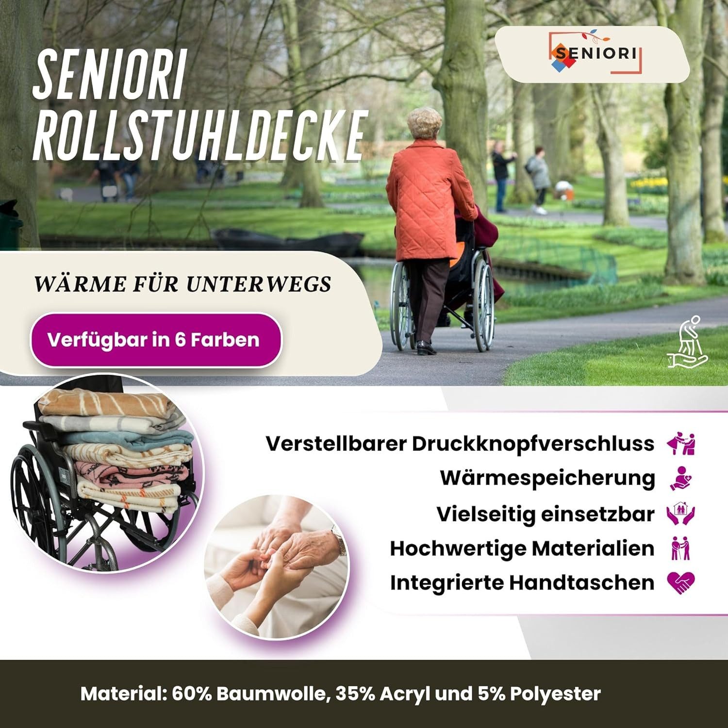 Outdoordecke Rollstuhldecke DECKE für ROLLSTUHL Beindecke Rollstuhlfahrer K günstig online kaufen