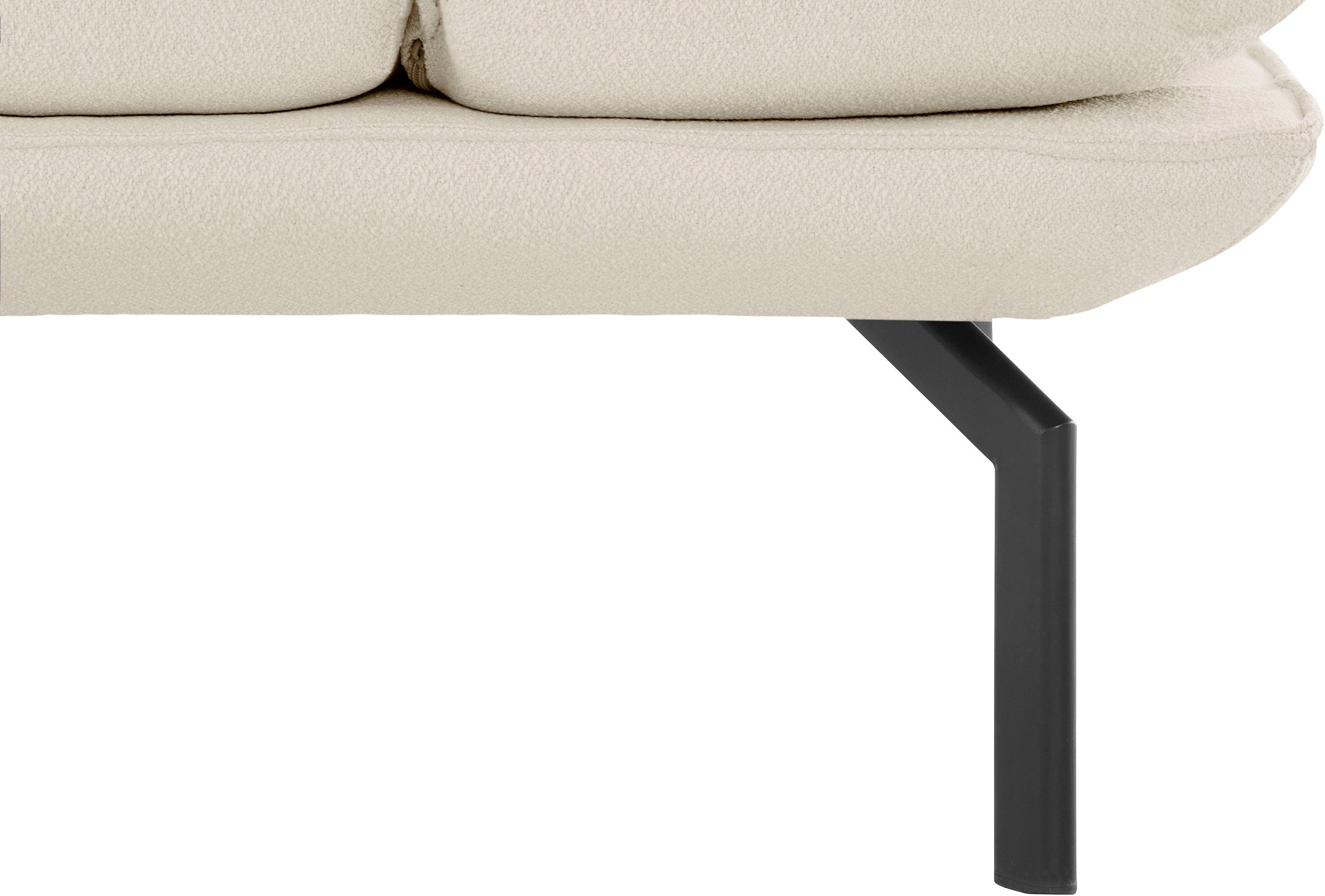 Ecksofa collection Metall mit aus DOMO Arm- mit wahlweise Rückenfunktion, York, New Winkelfuß und