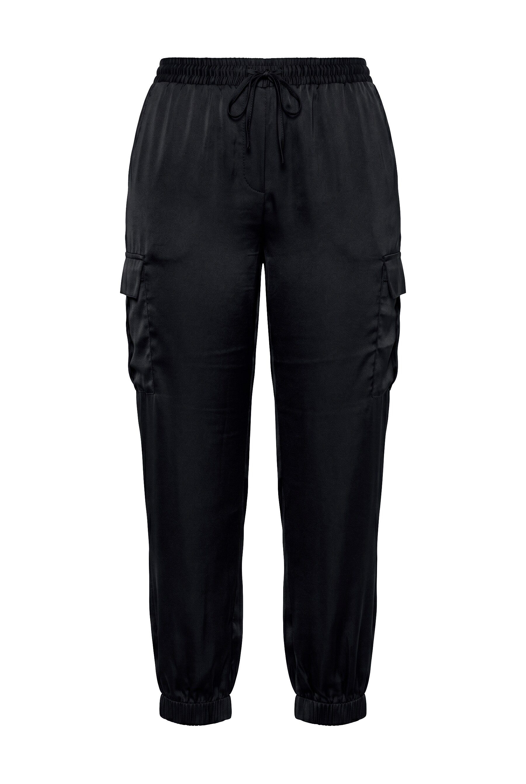 MIAMODA Cargoshorts Cargohose Joggpants-Fit Cargotaschen Elastikbund