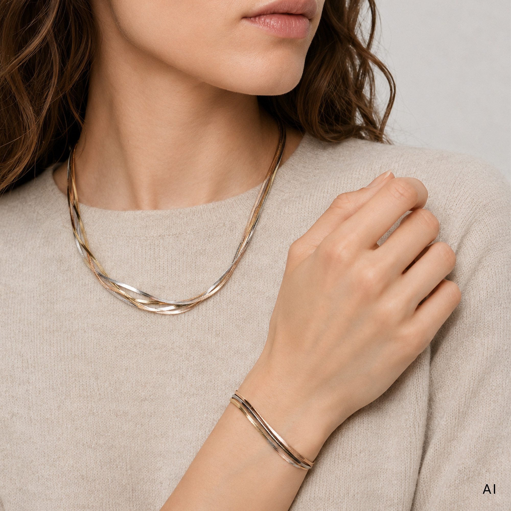 Liebeskind Berlin Armband Snake-Chain Edelstahl – Bild 2 von 2