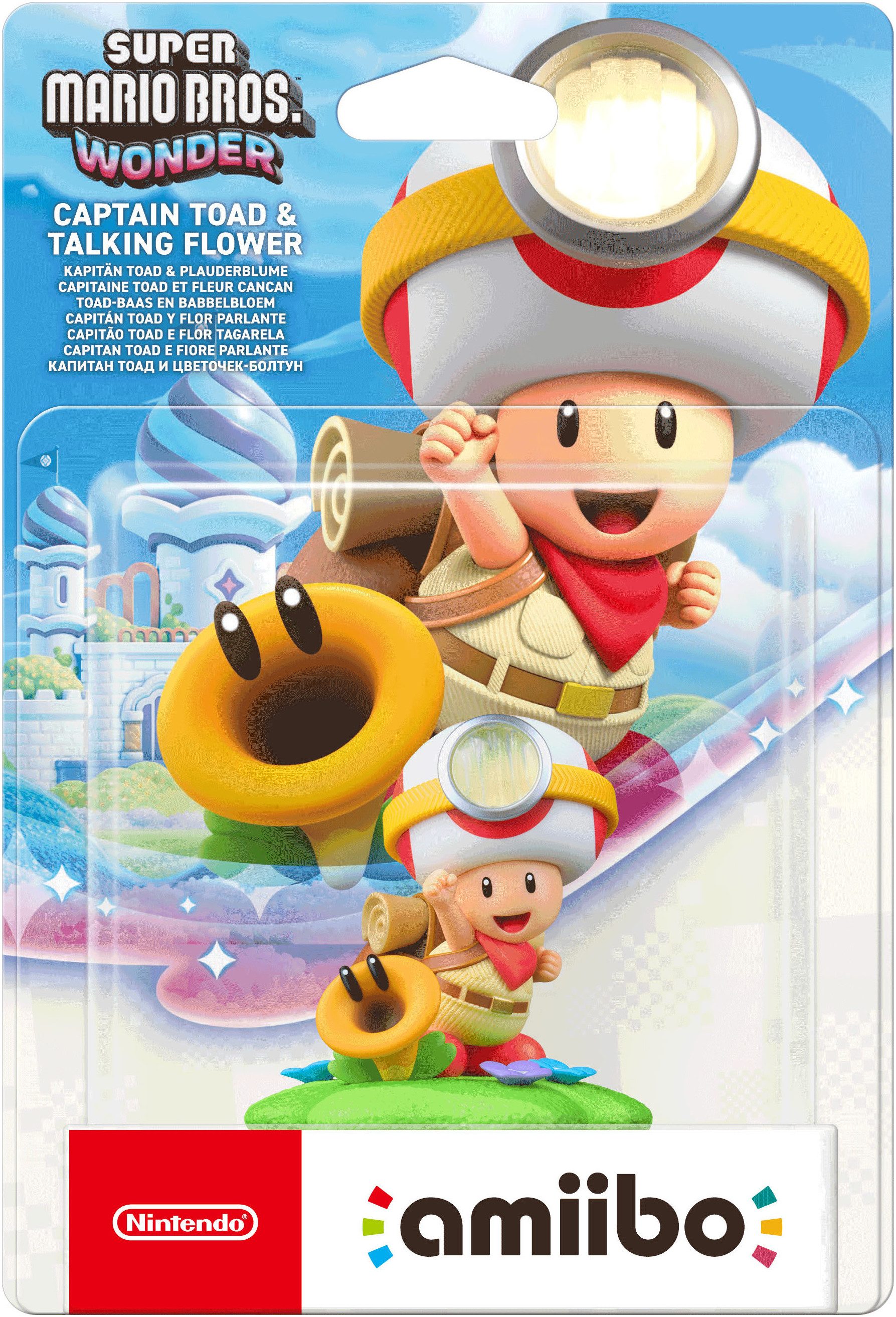 Nintendo Switch Spielfigur amiibo Kapitän Toad & Plauderblume