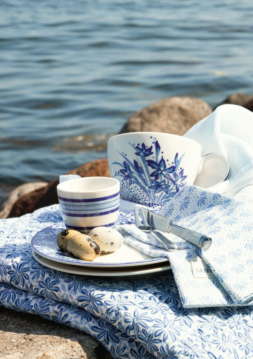 Greengate Tischläufer Kristel Tischläufer blue 140x45cm