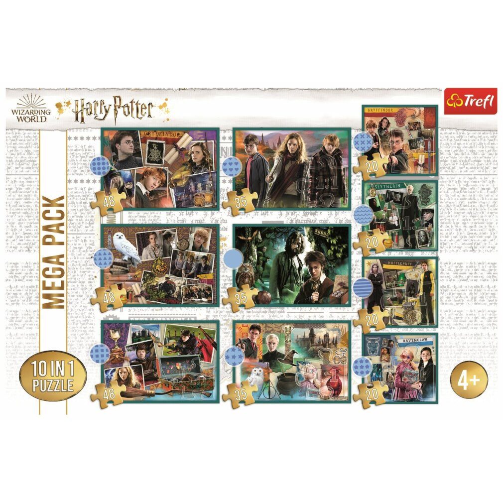 Trefl Puzzle Puzzle Harry Potter MEGA PACK 10v1, Puzzleteile günstig online kaufen