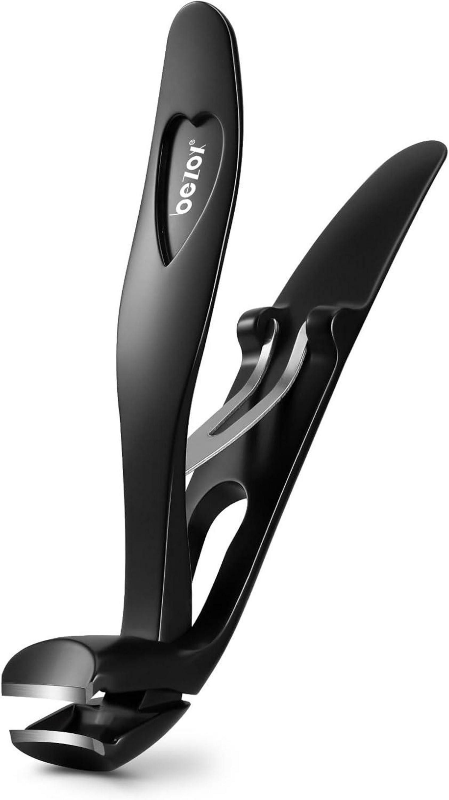 LuxusKollektion Fußnagelknipser Winkelkopf-Nagelknipser für dicke Nägel, Premium-Stahl, ergonomisch