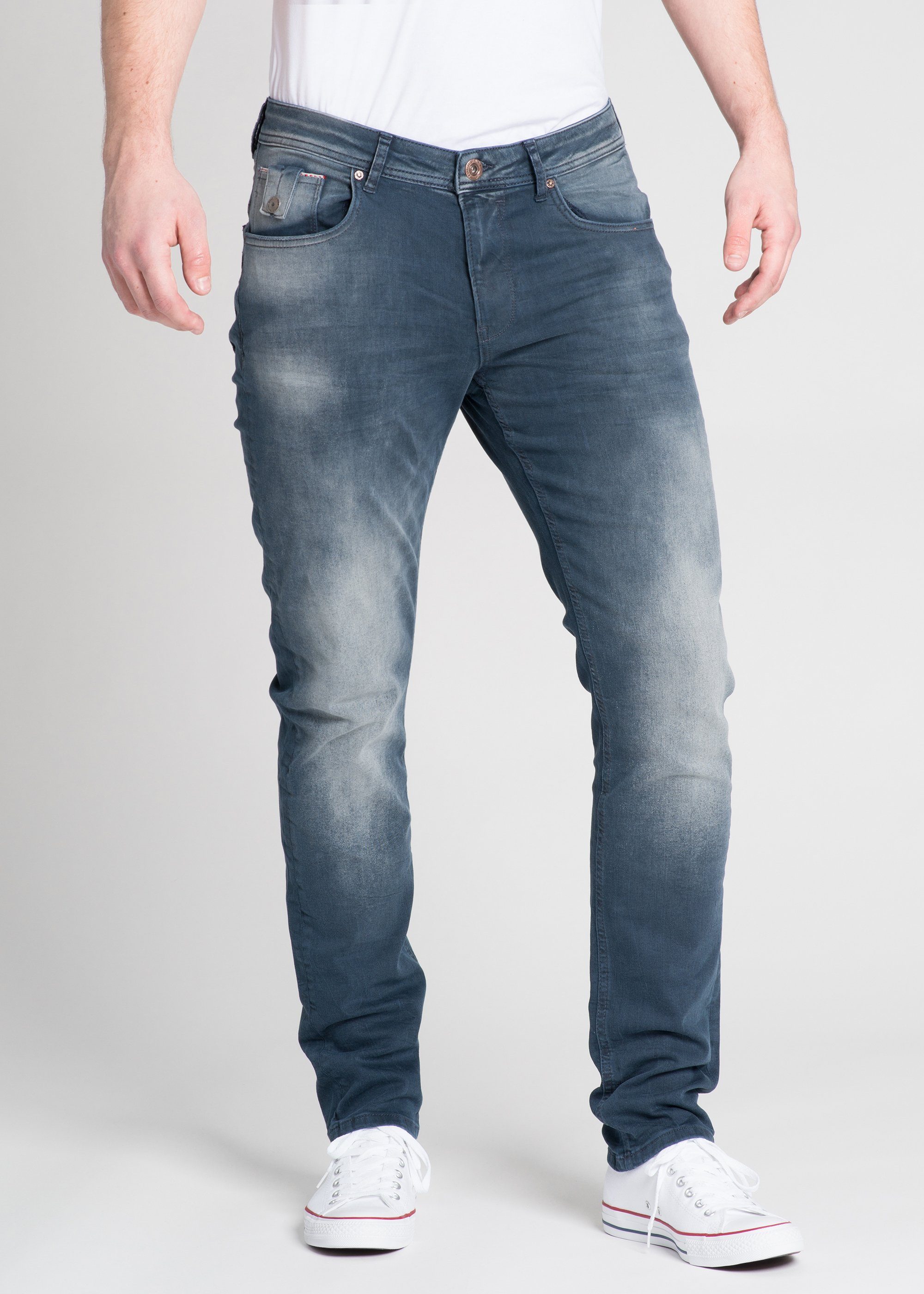 Miracle of Denim Regular-fit-Jeans Ricardo im 5-Pocket-Style Bora Bora Blue