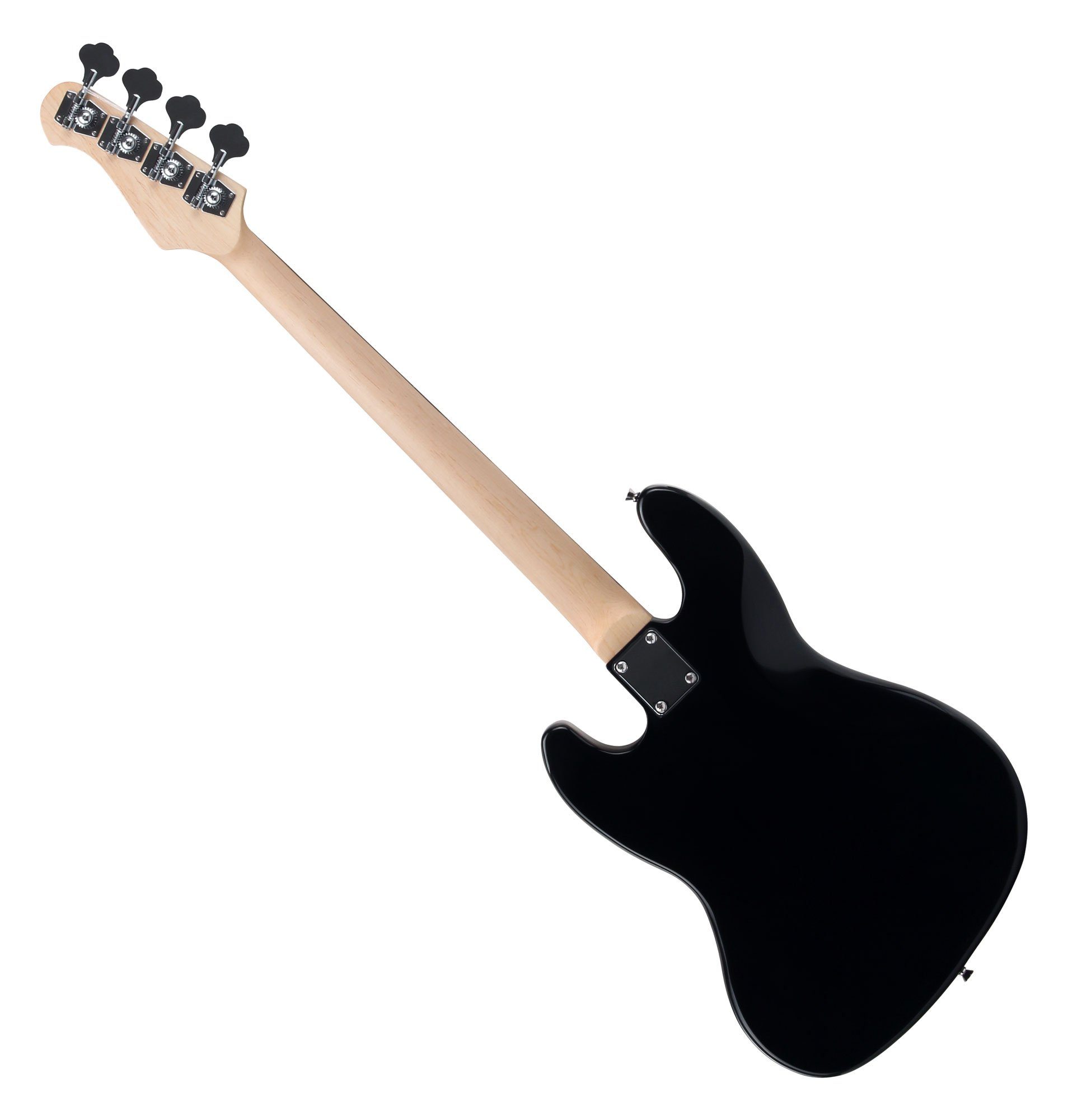 Rocktile E-Bass Groover's Pack Elektrobass, JB-Style, Komplettset, inkl. Verstärker, Tasche, Kabel, Gurt, Ersatzsaiten und Schule, Jazzbass - 2 Single-Coil Tonabnehmer