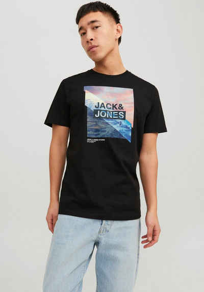 Jack & Jones Rundhalsshirt JJTRESOR TEE SS CREW NECK