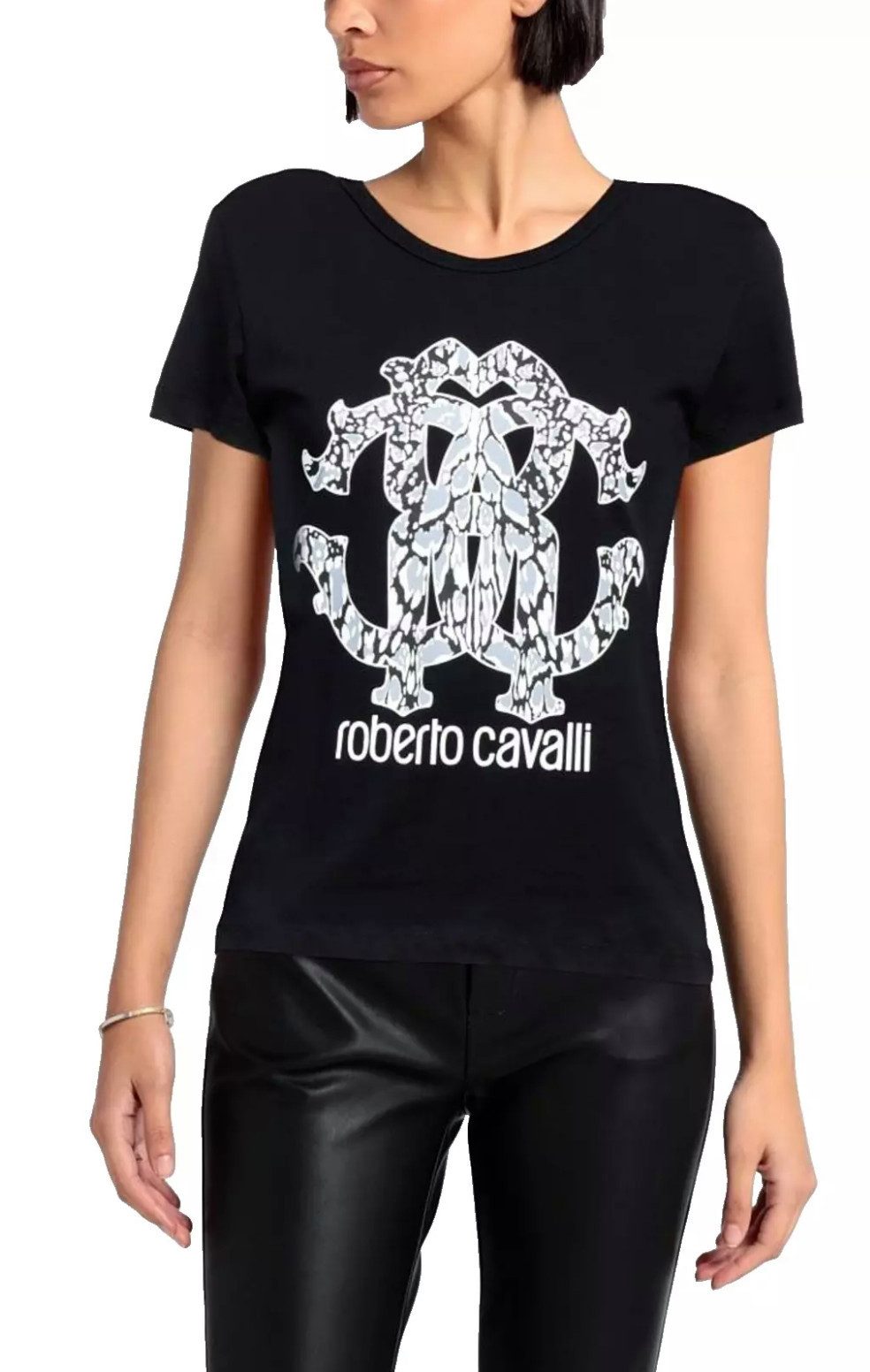 roberto cavalli T-Shirt Firenze RC Monogram günstig online kaufen