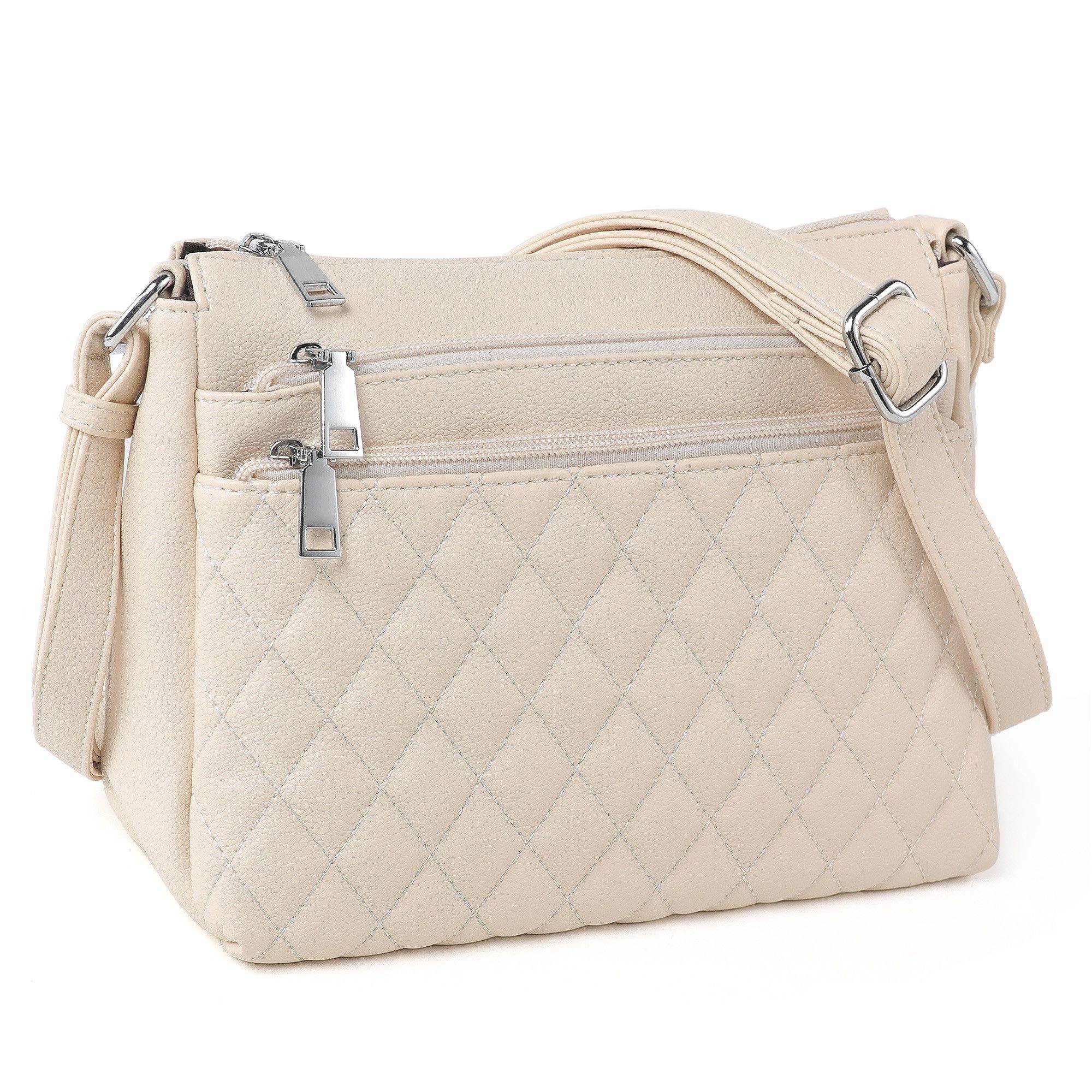 TAN.TOMI Umhängetasche Mittelgroß Kreuztasche Damen Retro günstig online kaufen