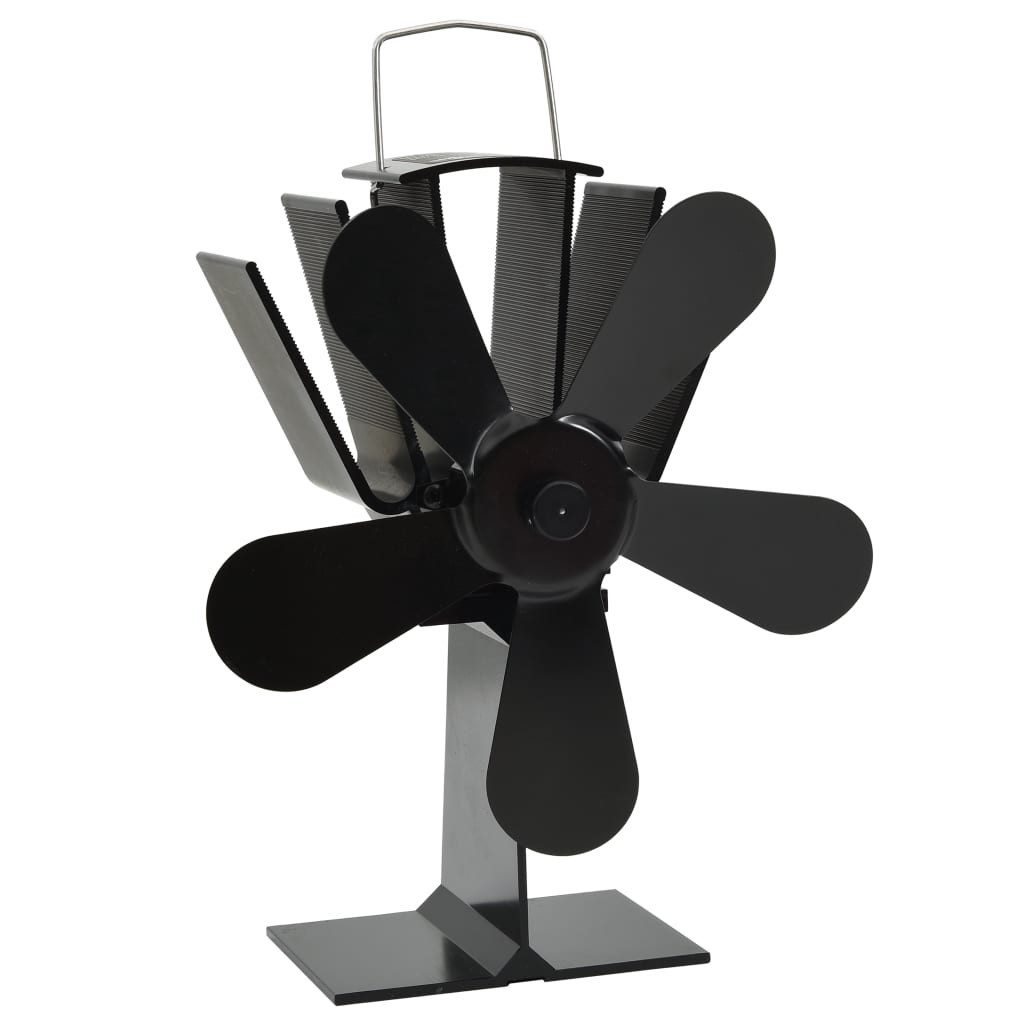 vidaXL Kaminventilator 16 x 11 x 215 cm 5 Flgel Kaminofen Ventilator Wärmebetriebener Kaminve