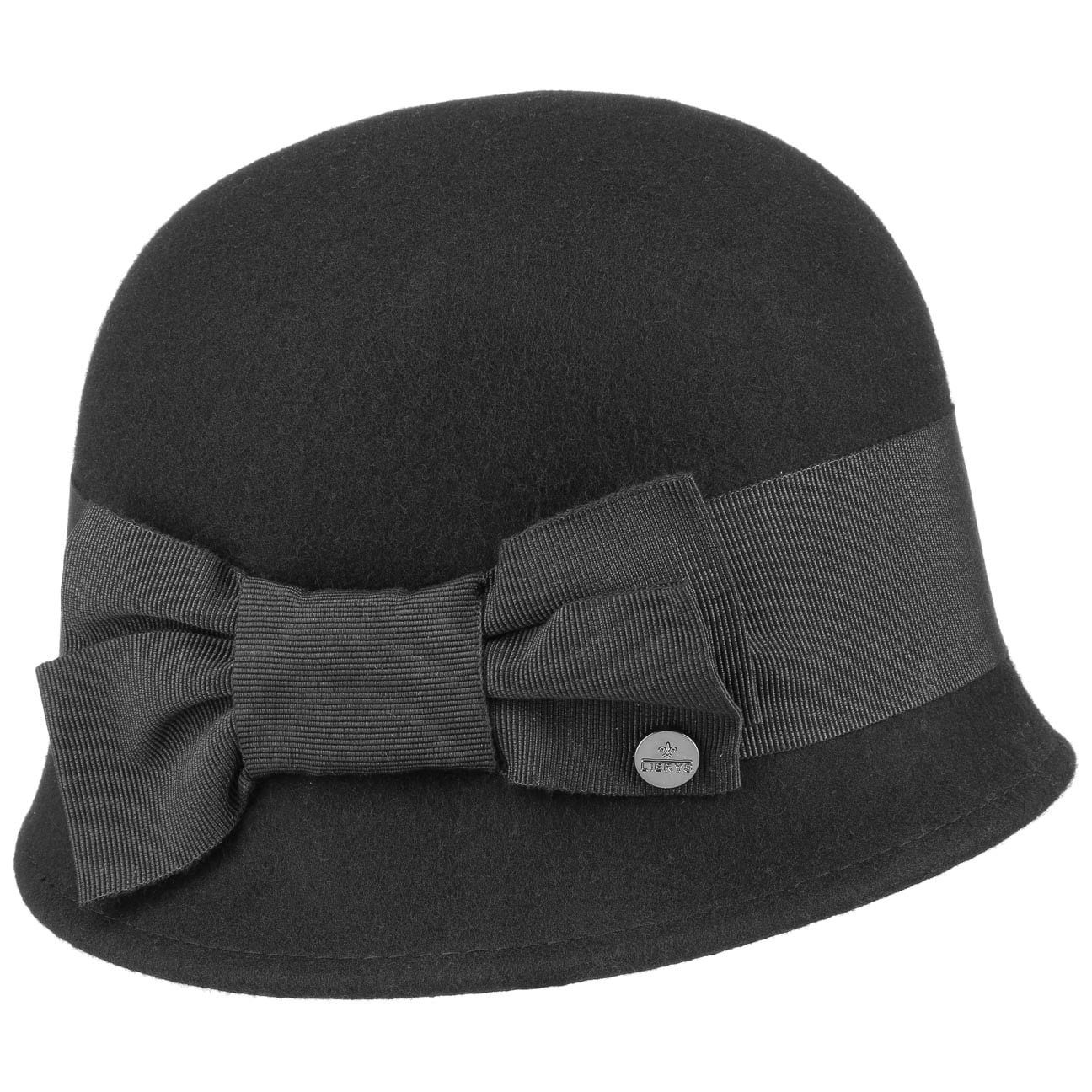 Lierys Filzhut (1-St) Glockenhut mit Ripsband, Made in Italy günstig online kaufen