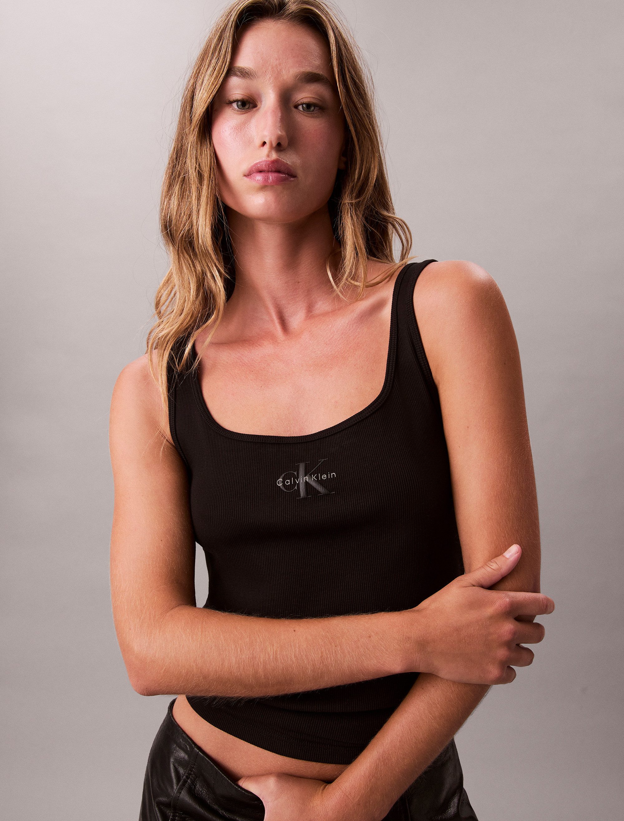 Calvin Klein Jeans Tanktop MONOGRAM SCOOP günstig online kaufen