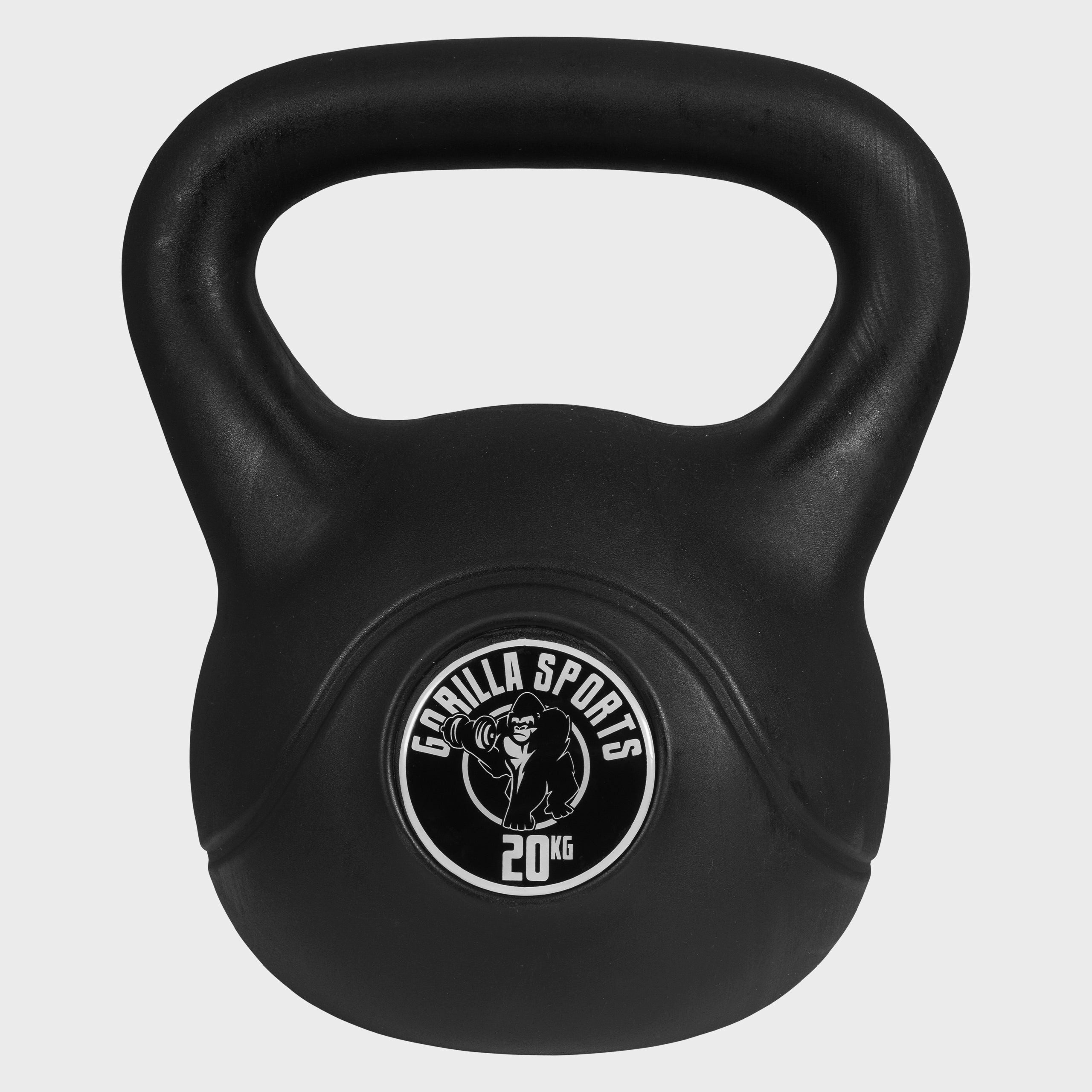 GORILLA SPORTS Kettlebell Kettlebell aus Kunststoff 2-20 KG