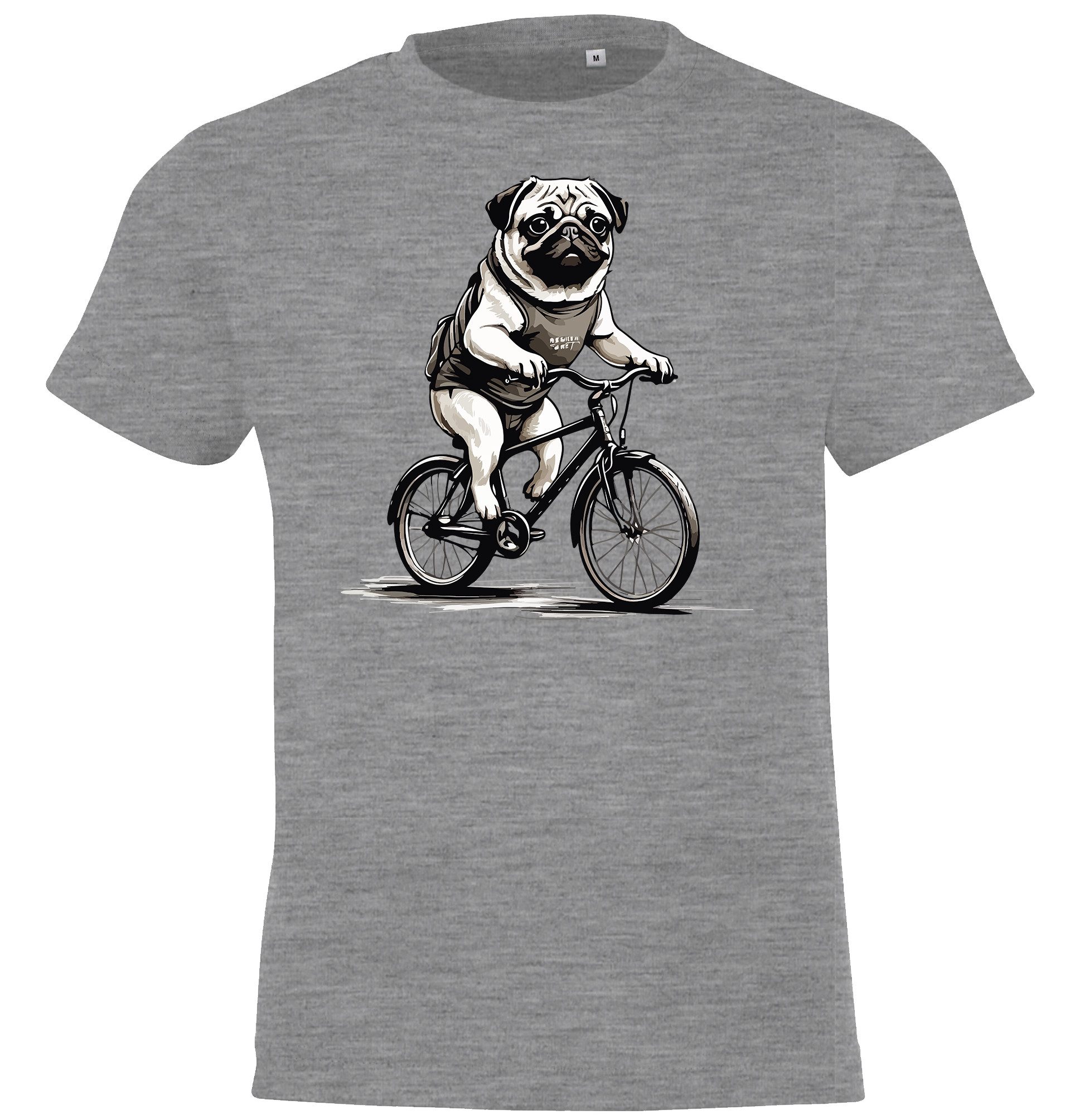Print-Shirt Mops Fahrrad Kinder T-Shirt