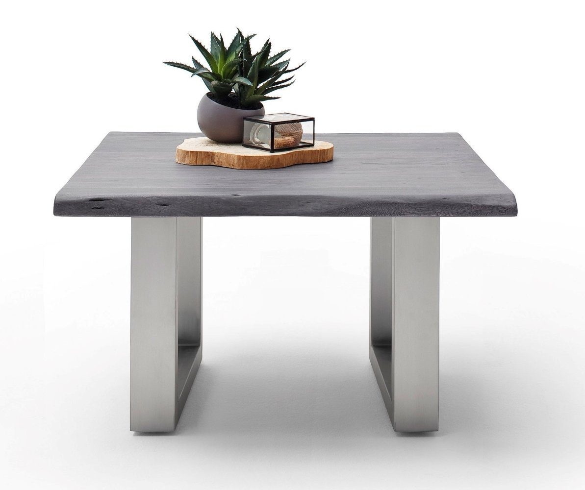 grau U-Form quadratisch furniture Couchtisch Cartagen, MCA Baumkante Akazie-massiv
