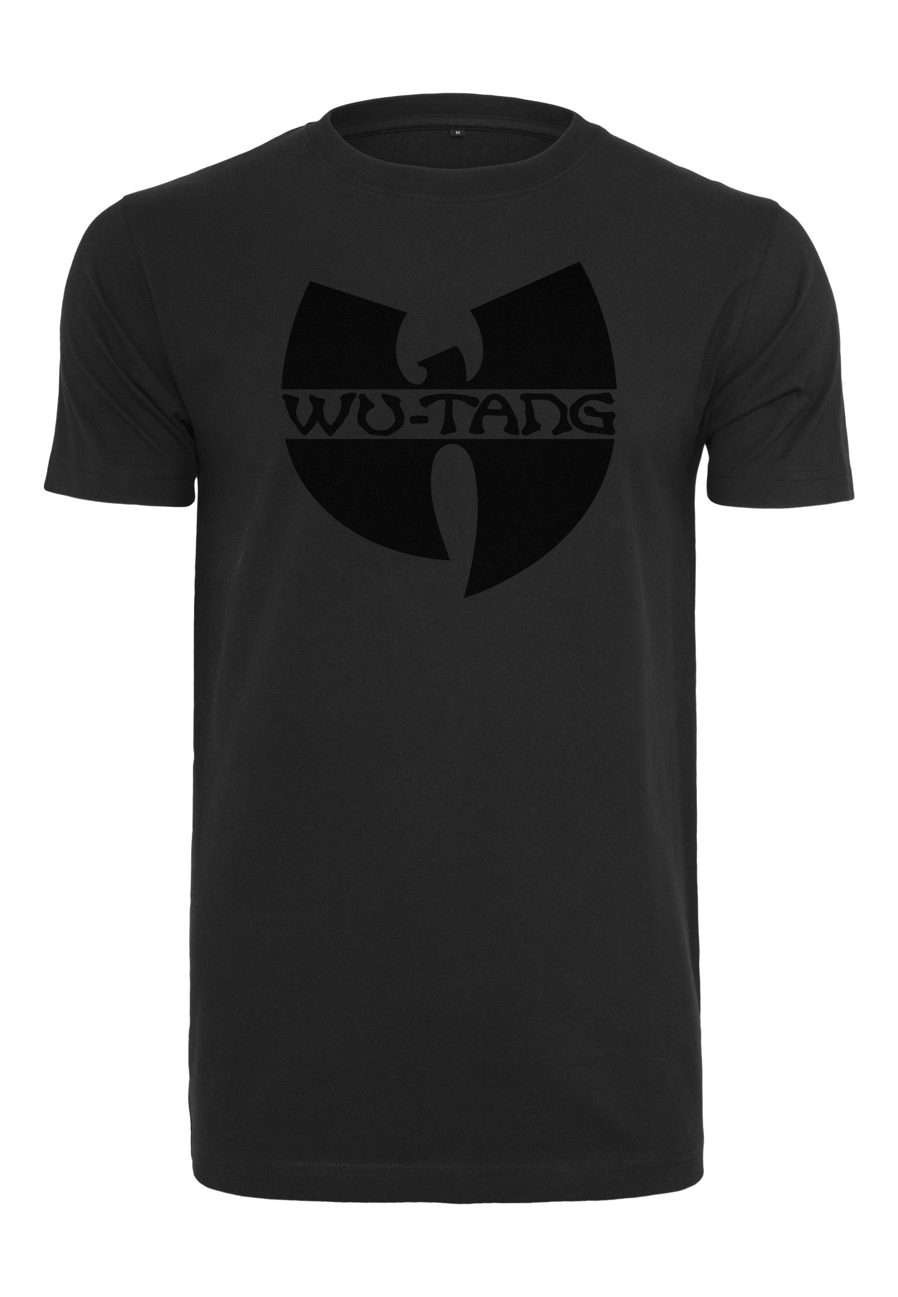 MisterTee T-Shirt MisterTee Herren Wu-Wear Black Logo T-Shirt (1-tlg)