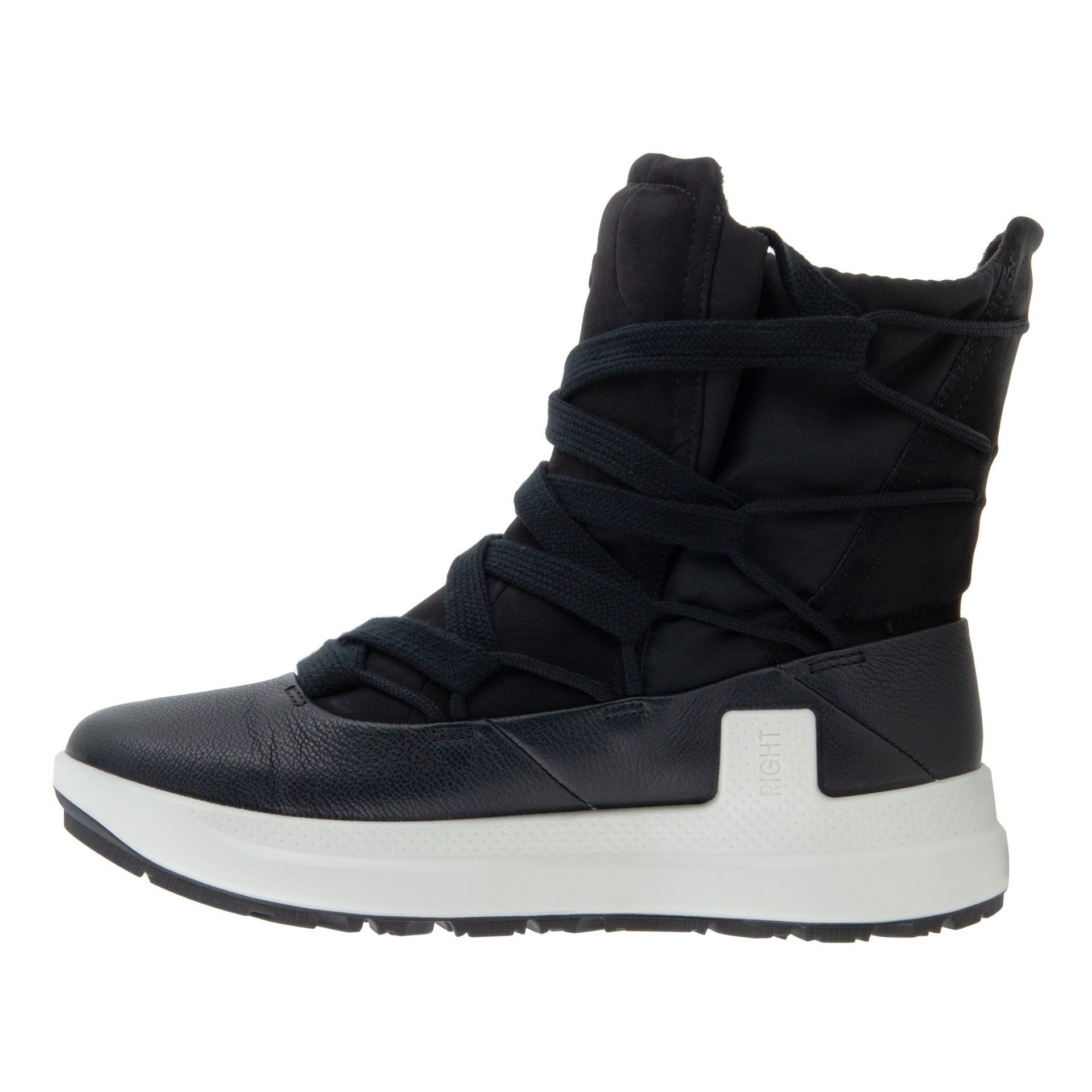Ecco Solice Mid GTX PL (Yak-Nubukleder, wasserdicht) schwarz Damen Winterst günstig online kaufen
