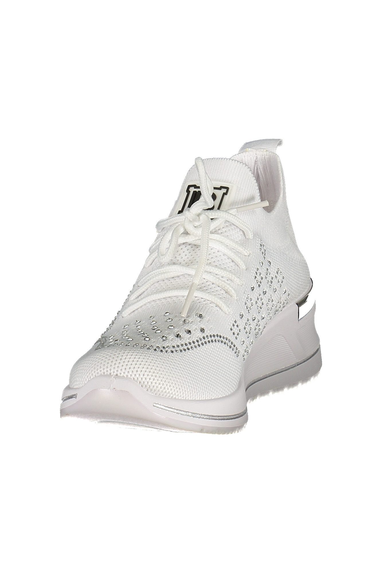 Laura Biagiotti Sneaker Damen-Sportschuh Weiß: Bequem, Stilvoll mit Strass