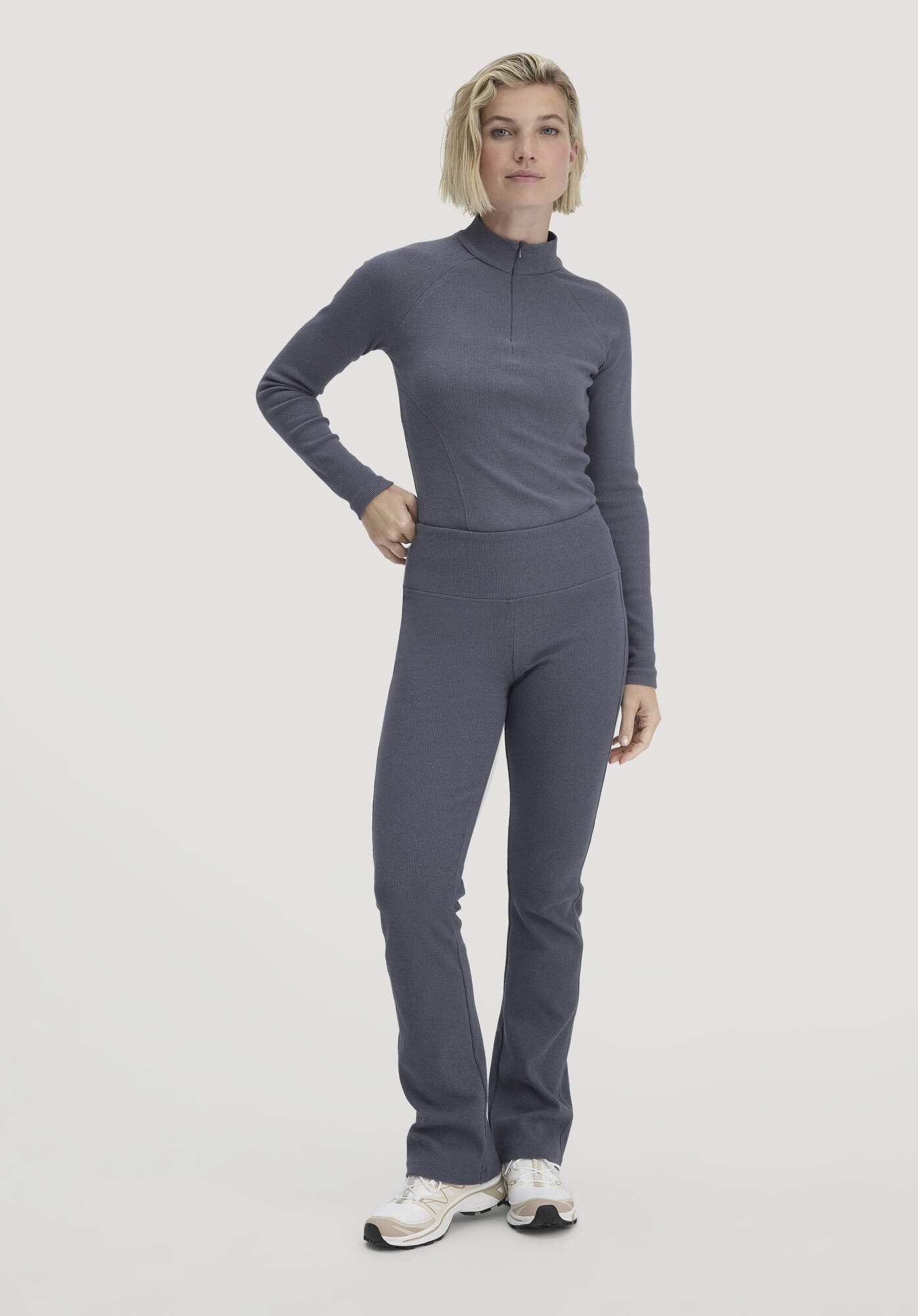 Hessnatur Leggings High Waist BETTER RECYCLING aus Bio-Baumwolle (1-tlg)