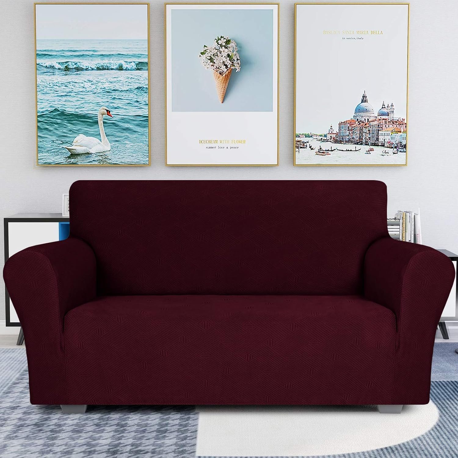 Coonoor Sofahusse Stretch Sofabezug, Sofa Überzug 1/2/3/4 Sitzer, Sofaschon günstig online kaufen