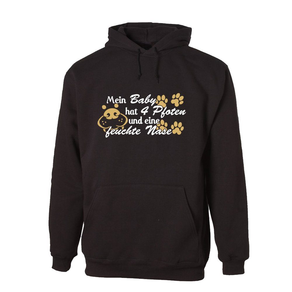Hoodie Mein Baby hat 4 Pfoten und eine feuchte Nase – Hund
