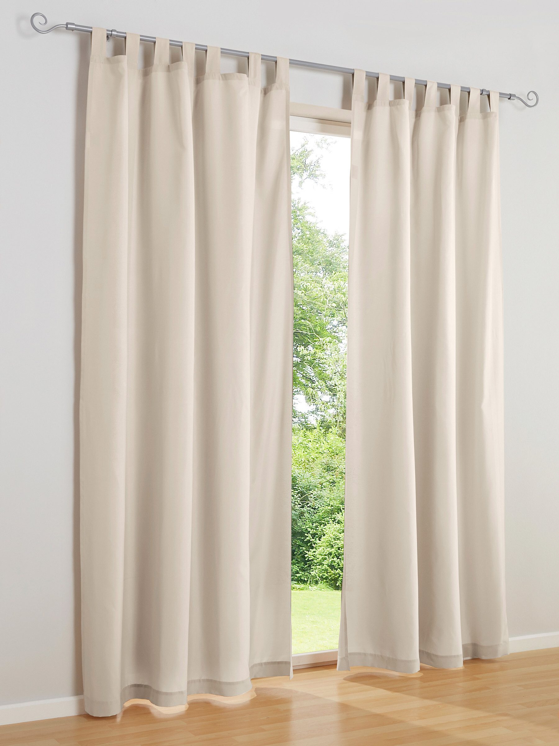 heine Gardine Dekoschal, Schlaufen (2 St), günstig online kaufen