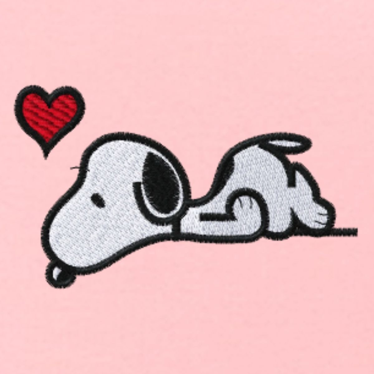 Spreadshirt Sweatshirt Peanuts Snoopy Liebe Herz Love Stick Kinder Premium Pullover (1-tlg)