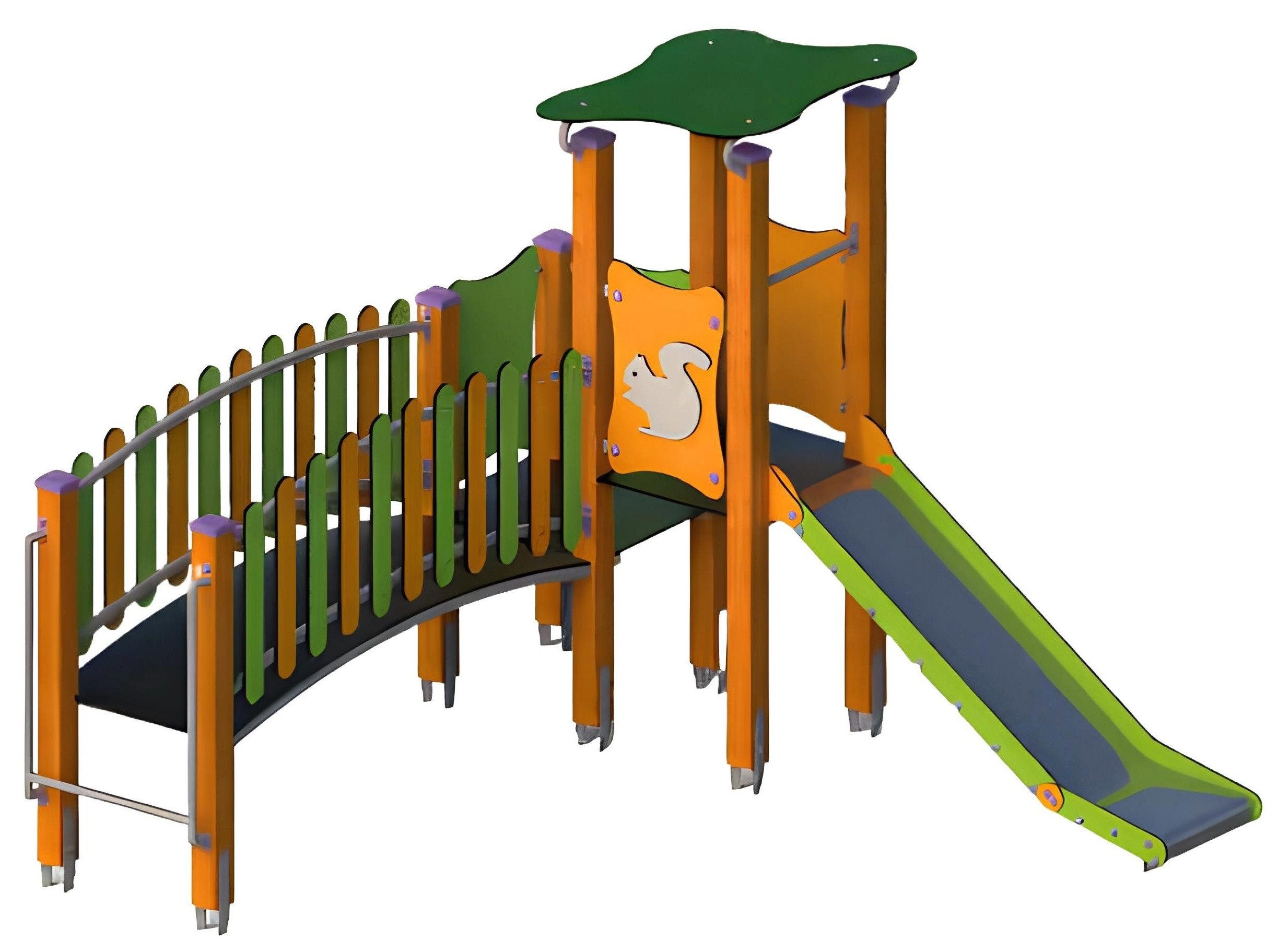 Xlmoebel Rutsche Spielplatz mit Rutschbahn für Kinder, sicher und unterhaltsam, (Spielplatz, Spielplatz), Hergestellt in Europa