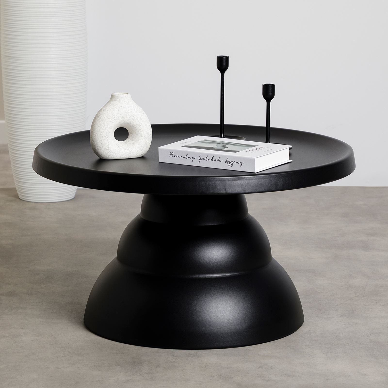 IDIMEX Couchtisch LORIS, Beistelltisch rund Metall pulverbeschichtet modern günstig online kaufen