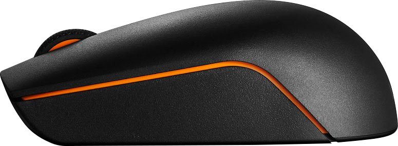 Lenovo 300 kompakte Funkmaus ergonomische Maus (Funk, USB)