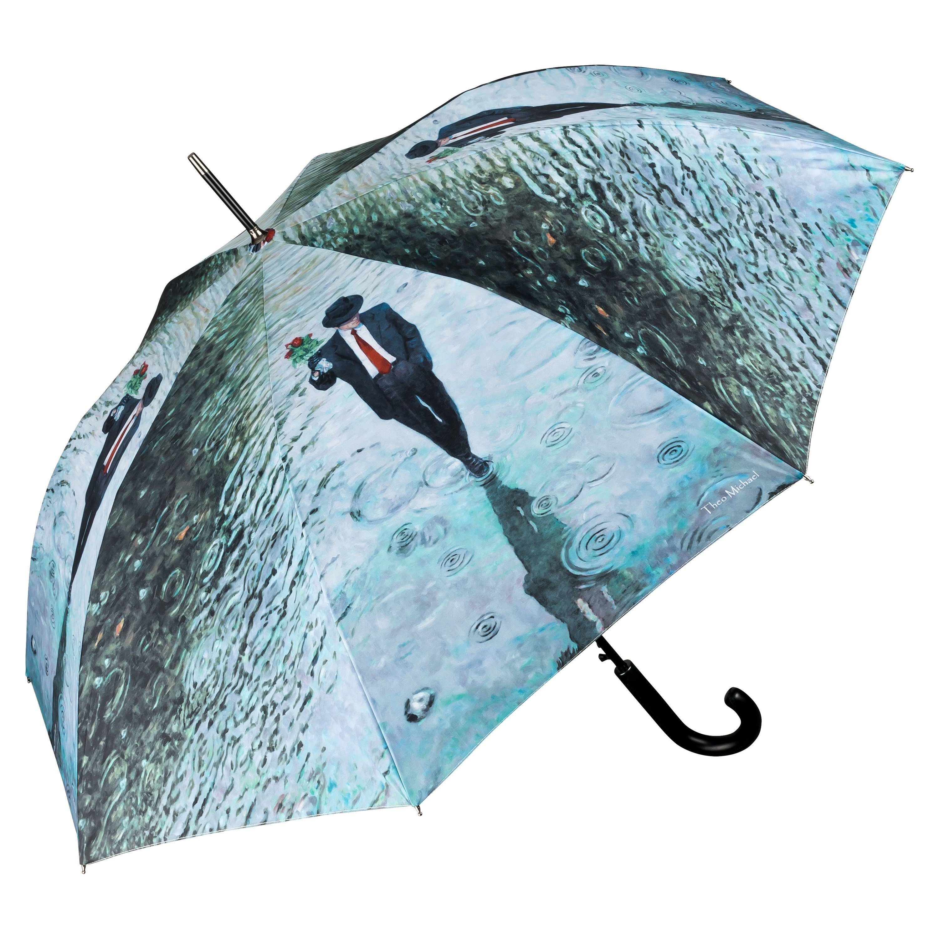 Regenschirm von Windfest Motiv Stabil Theo Auf-Automatik Kunst Lilienfeld Michael: VON Stockregenschirm Romance LILIENFELD