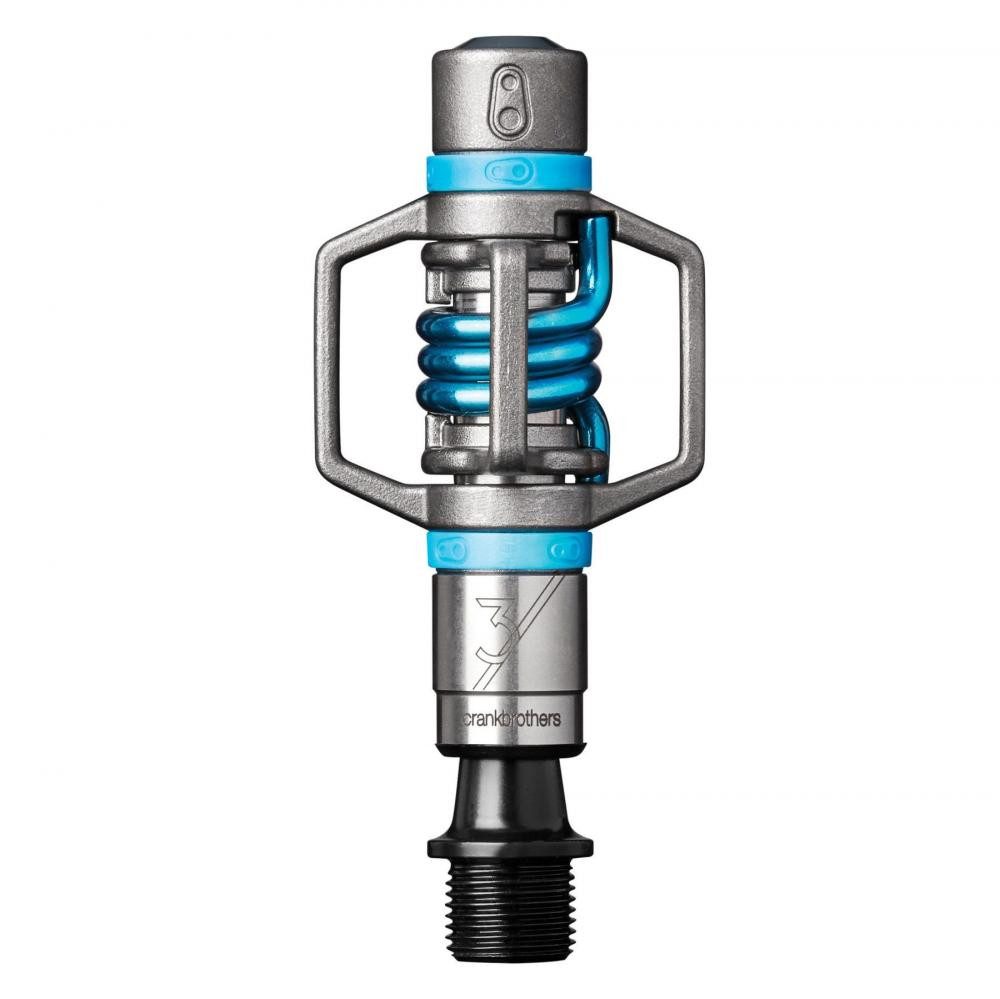 crankbrothers Klickpedale Crankbrothers Eggbeater 3 Klick-Pedal silver-electric blue