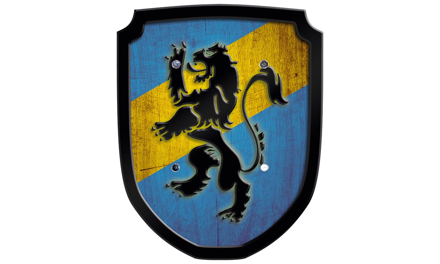 Spielzeug-Ritterschild Wappenschild Löwe