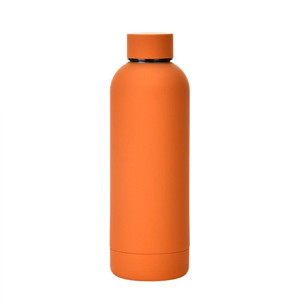 XDeer Thermoflasche Thermoflasche Edelstahl Trinkflasche Kaffee & Tee Bottle 750ml/500ml, Trinkflasche Kaffee & Tee Bottle mobiler Kaffeebecher 750ml/500ml orange