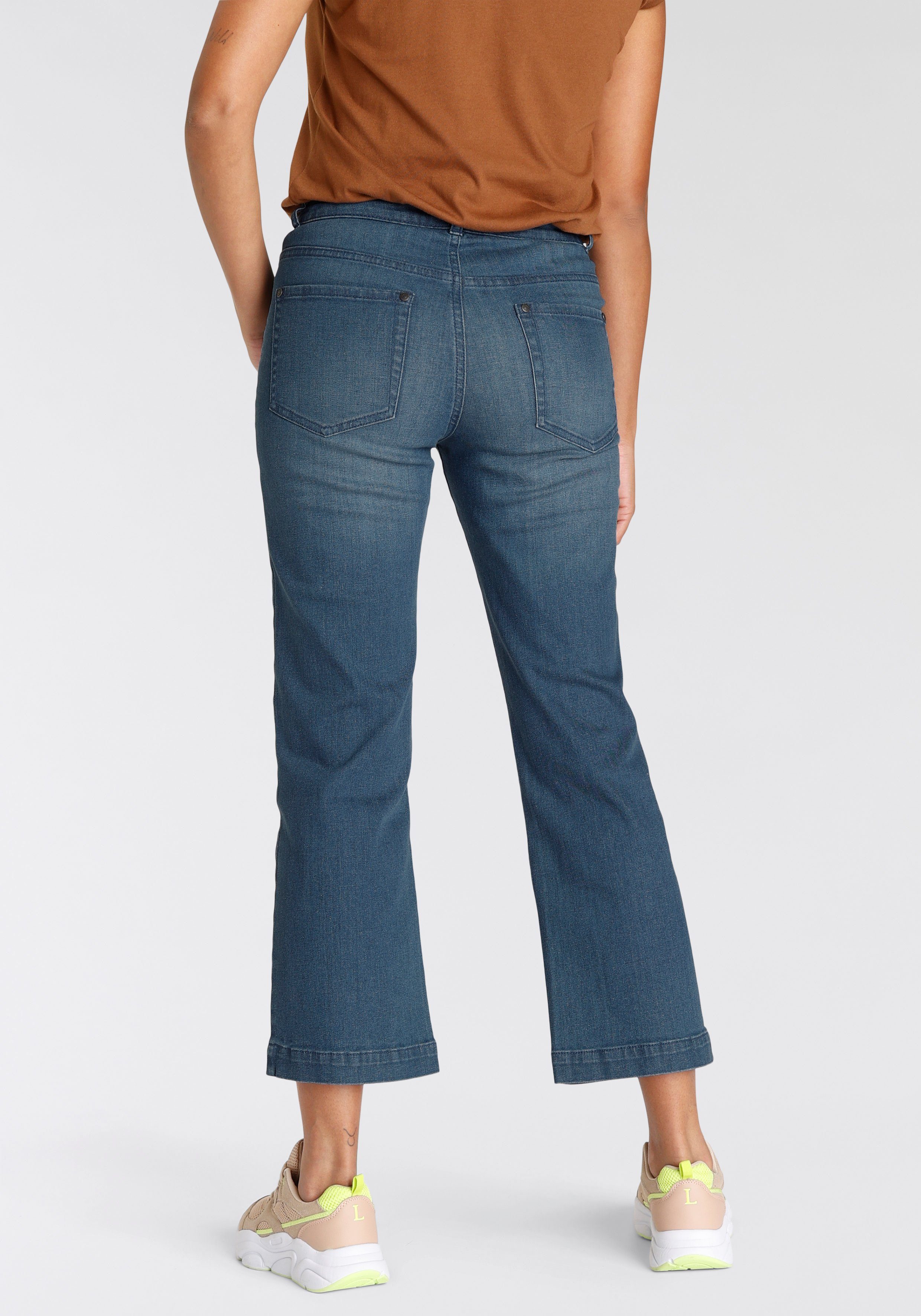 Arizona Weite Jeans used Waist blue High