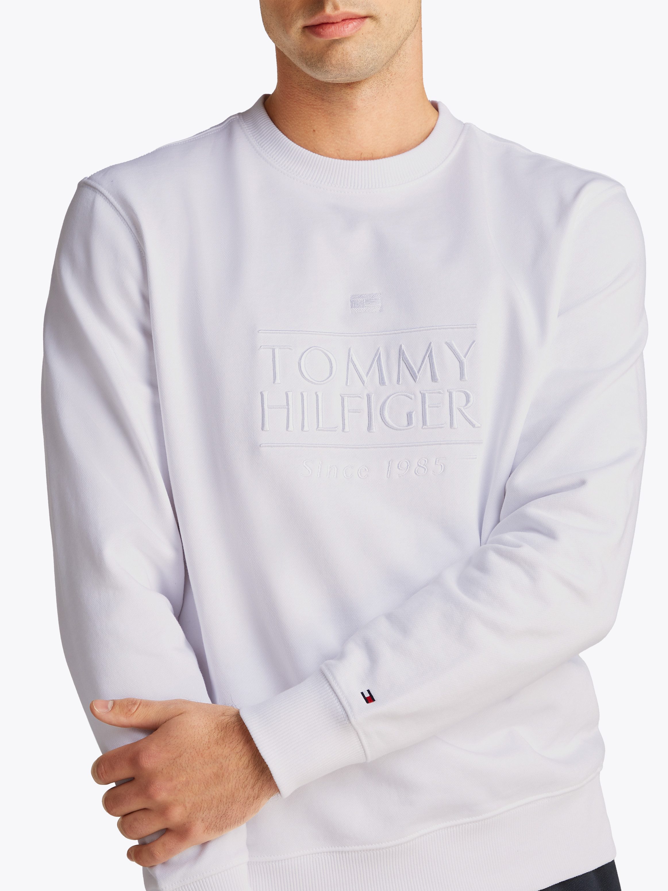 Tommy Hilfiger Sweatshirt HILFIGER EMBRO LOGO SWEATSHIRT günstig online kaufen