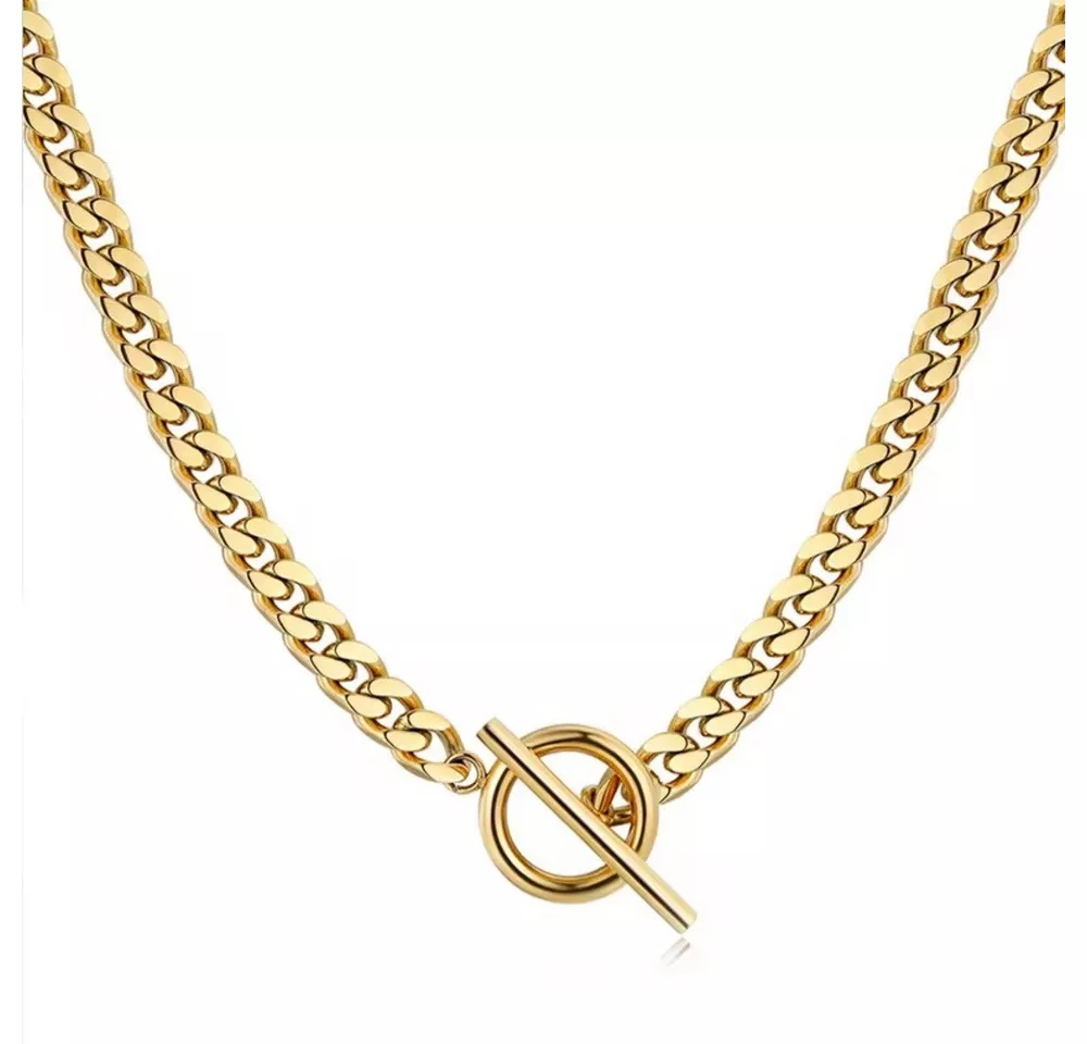 ROUGEMONT Choker Moderne Trend Choker Halskette Damen 45 cm Gold