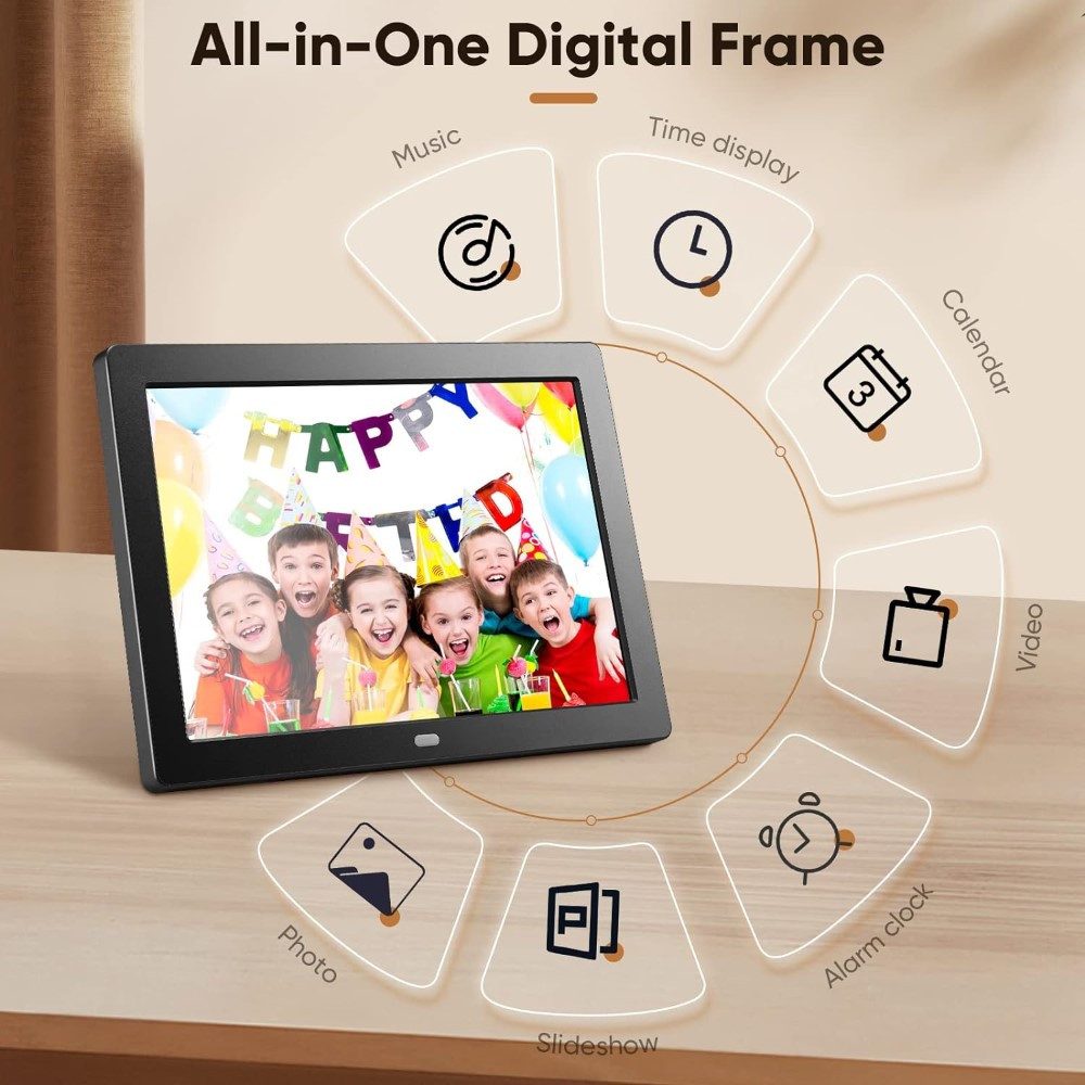 GJ Crafts Digitale Fotogalerie Fotodisplay Bilder Videos Fernbedienung Digi günstig online kaufen