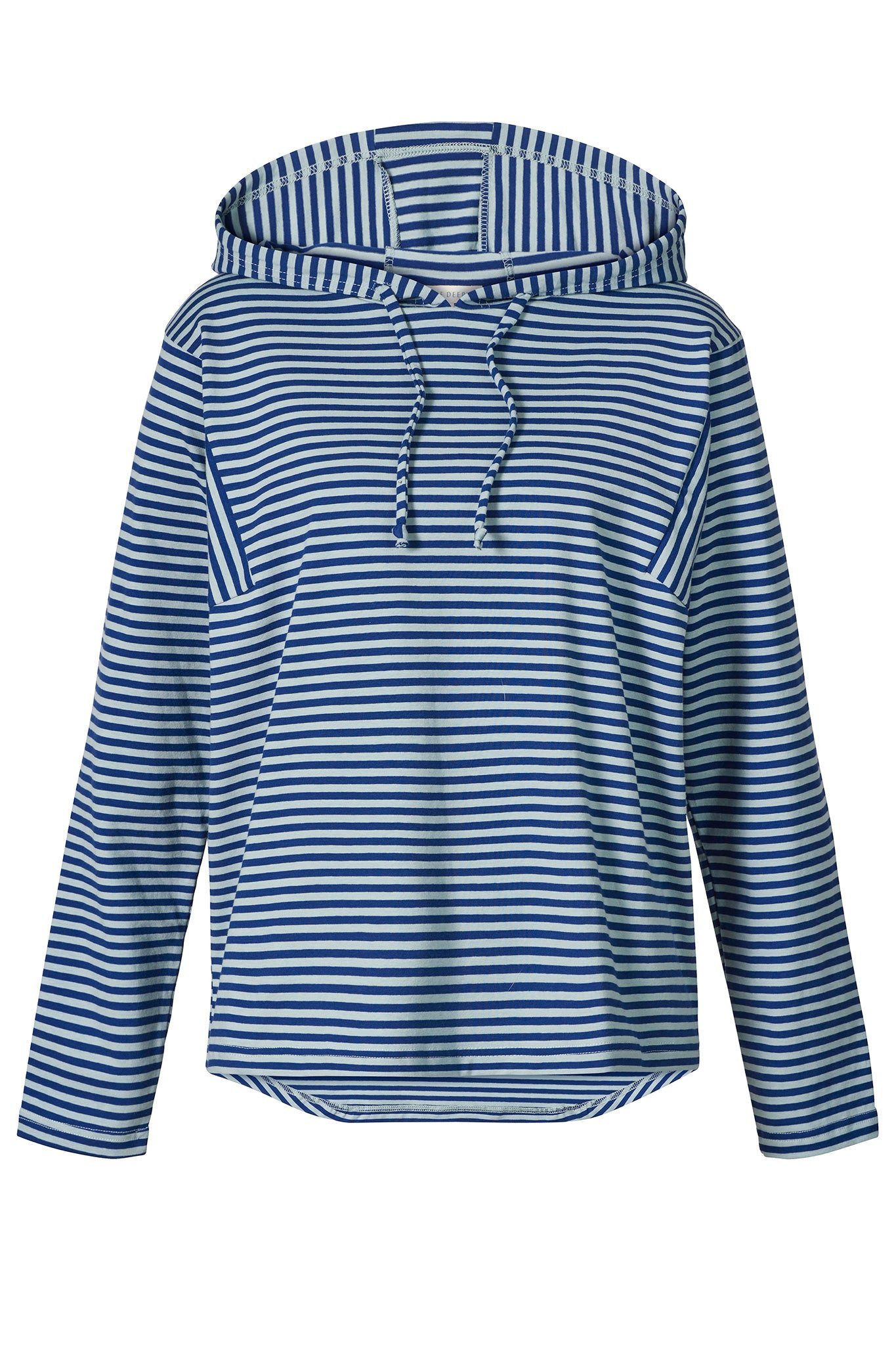 Himalaya Clothing Kurzarmshirt Schickes Kapuzenshirt gestreift günstig online kaufen