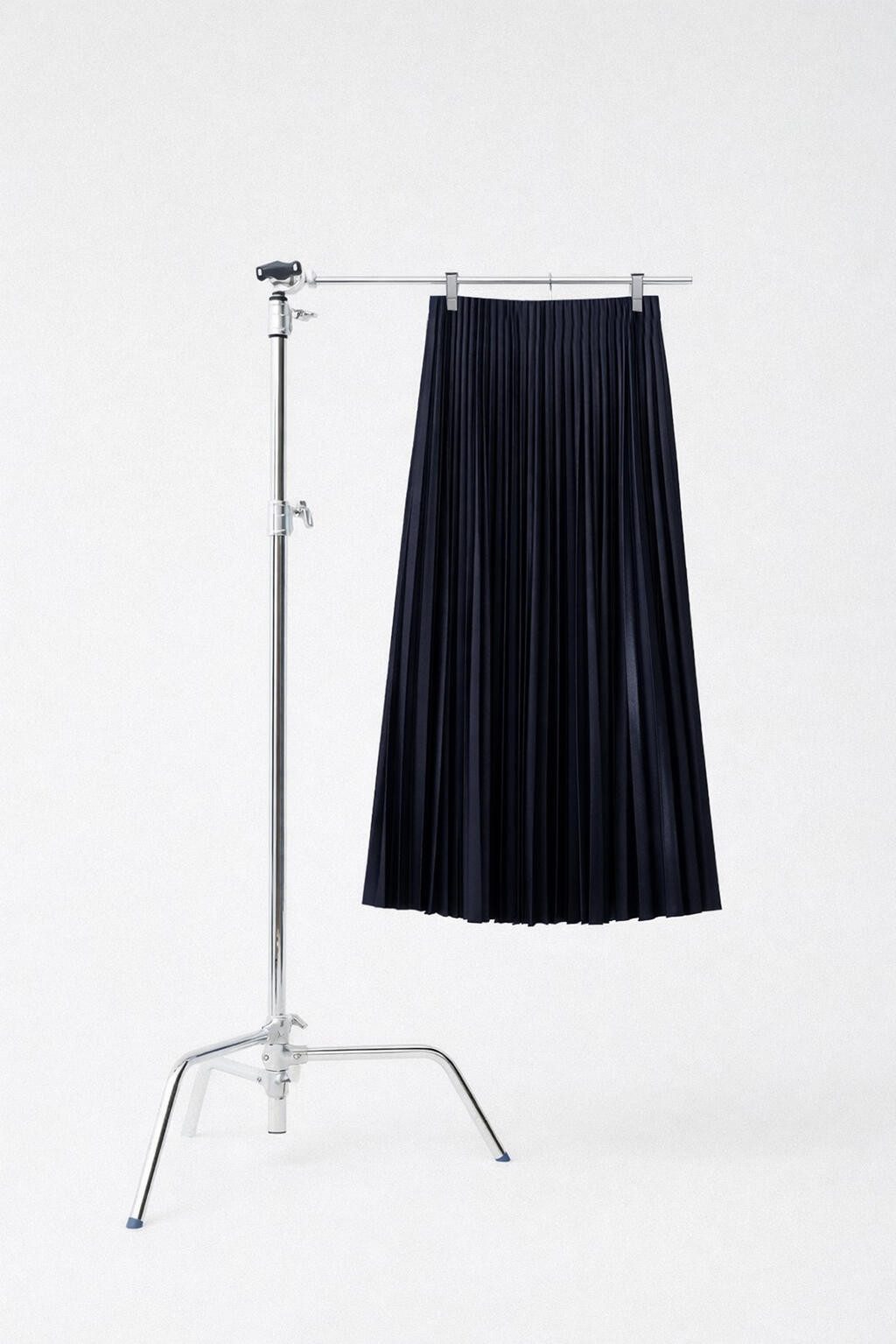 touche prive Zipfelrock Elastisch Taille Maxi Faltenrock Damen, Elegant Plissierte Rock
