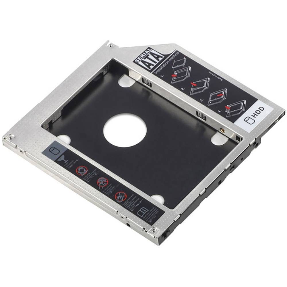 Digitus Festplatten-Einbaurahmen SSD/HDD Einbaurahmen für den CD/DVD/Blu-ray Laufwerksschacht DA-71109
