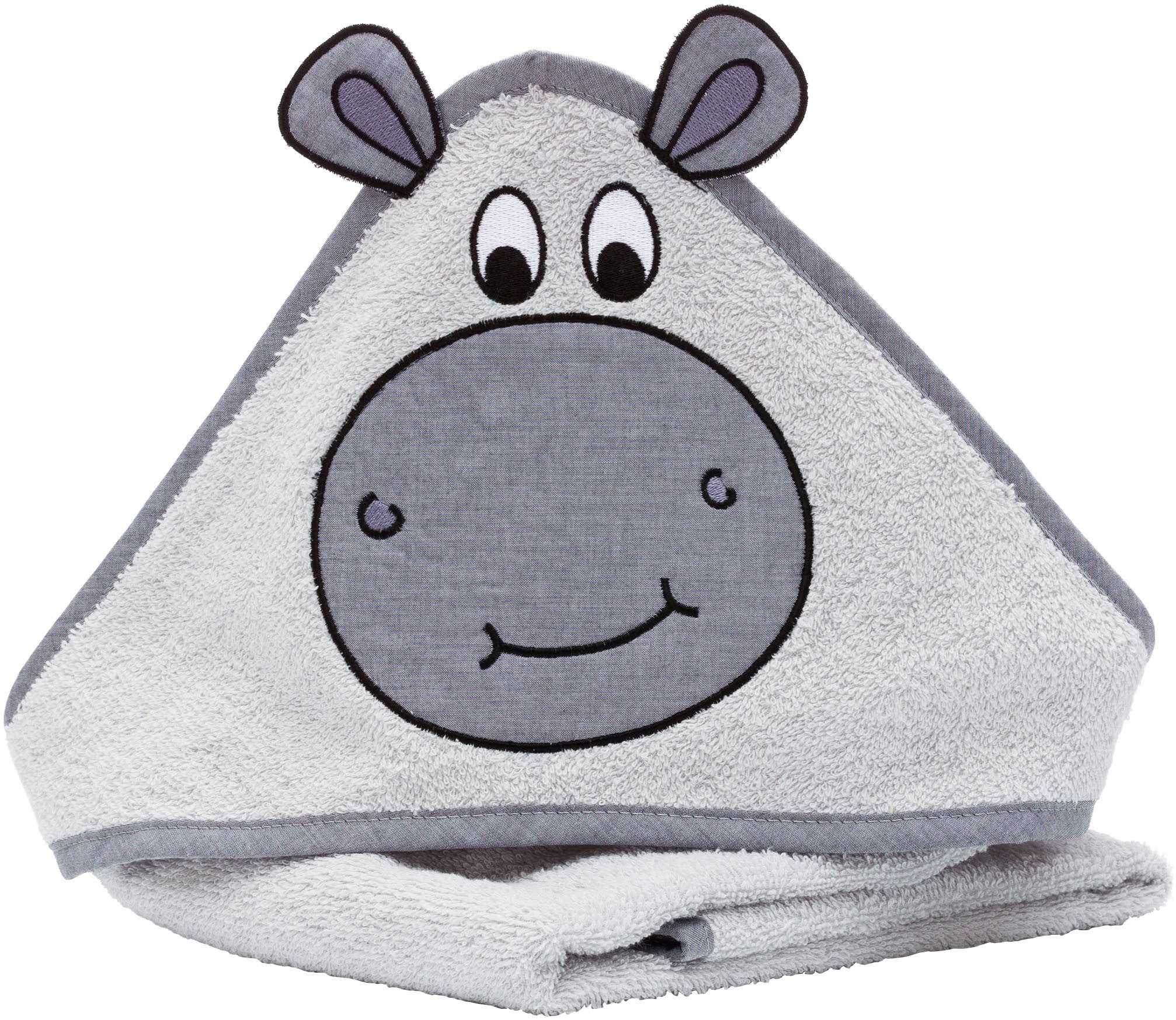 Fillikid Kapuzenhandtuch mit Tiermotiv, Frottee (1-St)