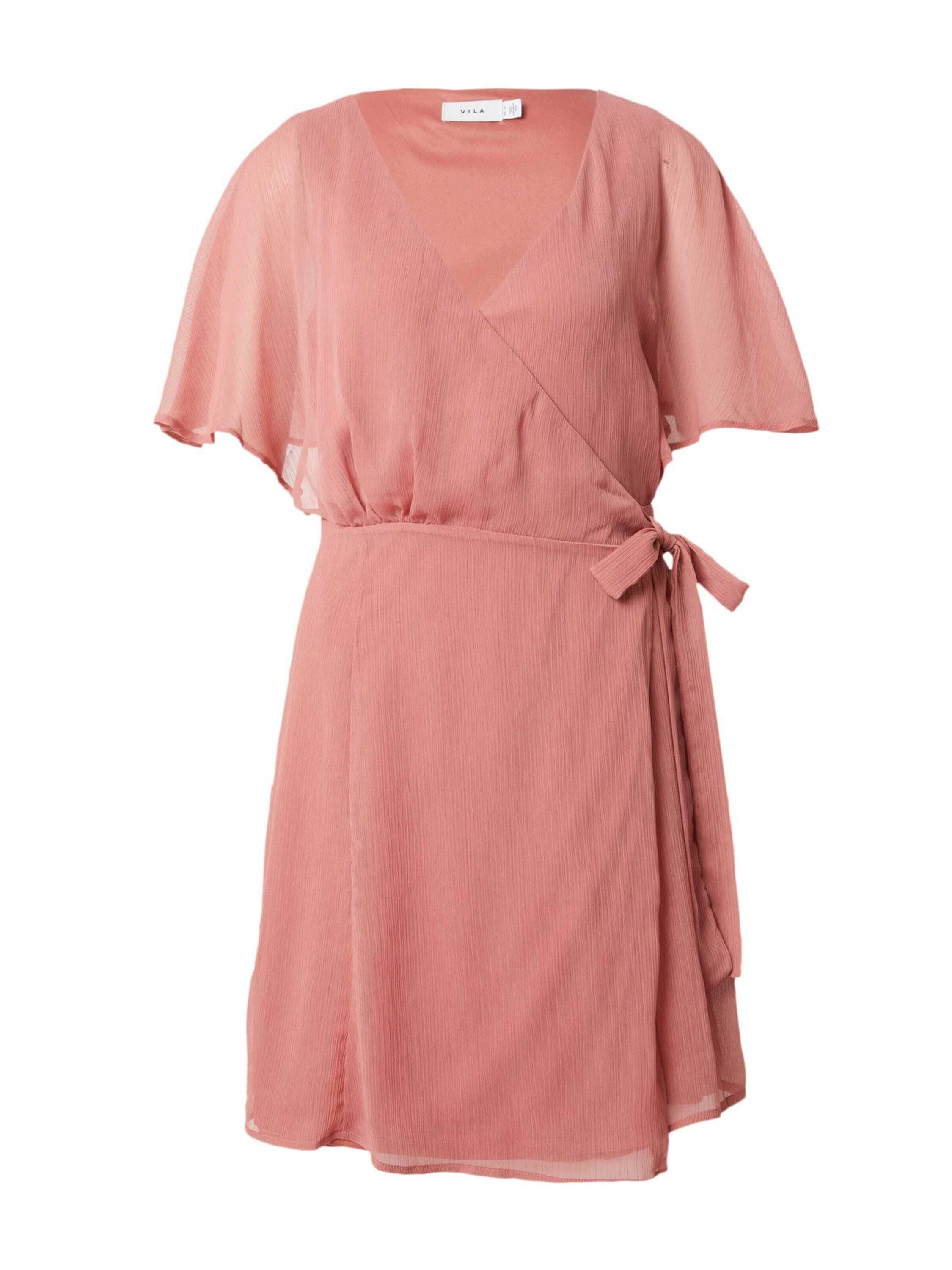 Vila Midikleid VIRILLA (1-tlg) Wickel-Design günstig online kaufen