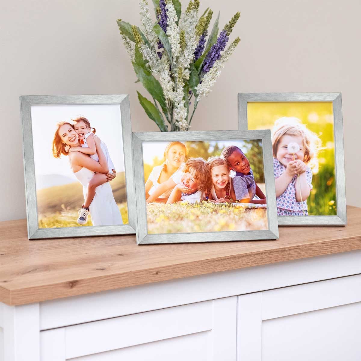 PHOTOLINI Bilderrahmen 3er Set 15x20 cm Poster-Rahmen, zum Aufhängen & Aufs günstig online kaufen