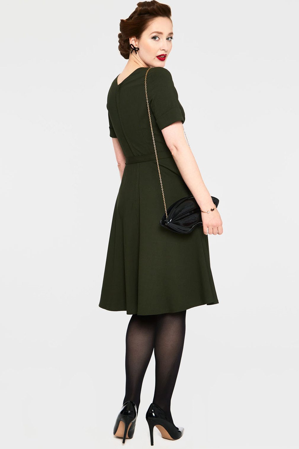 Voodoo Vixen A-Linien-Kleid Lucia Vintage Rockabilly Retro