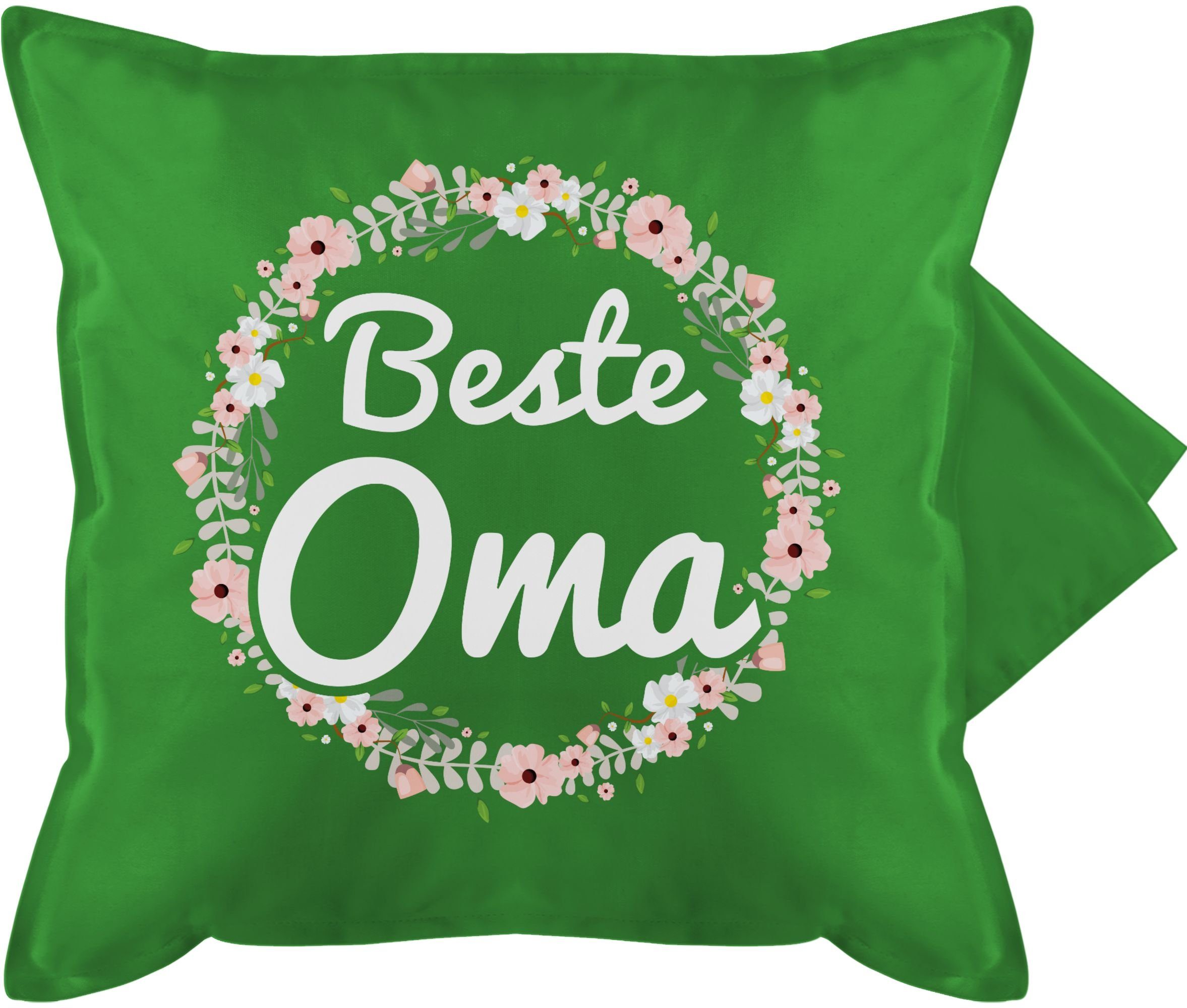 Kissenbezüge Beste Oma - Geschenk Oma Geschenkidee Omi Beste, Shirtracer (1 Stück), Oma Großmutter