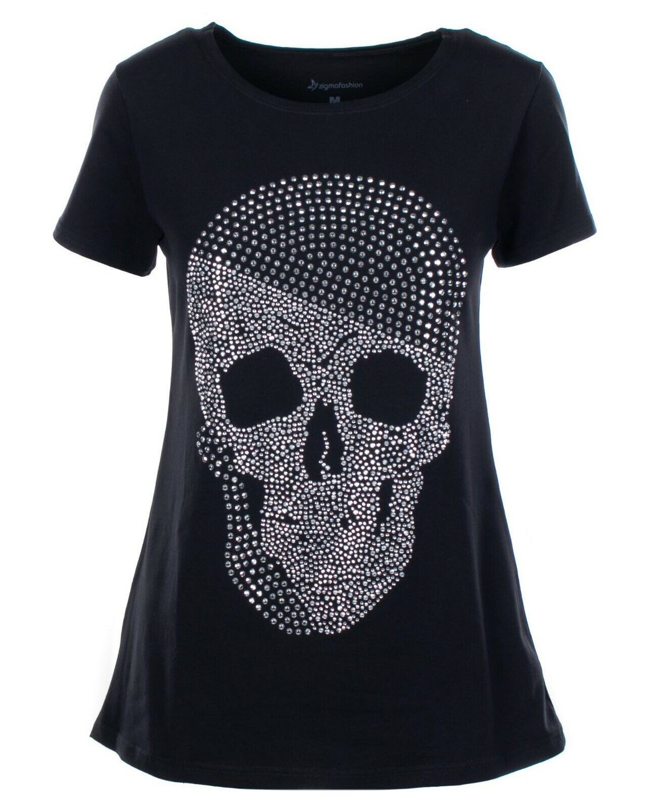 Zigma Fashion T-Shirt Zigma Fashion Totenkopf günstig online kaufen