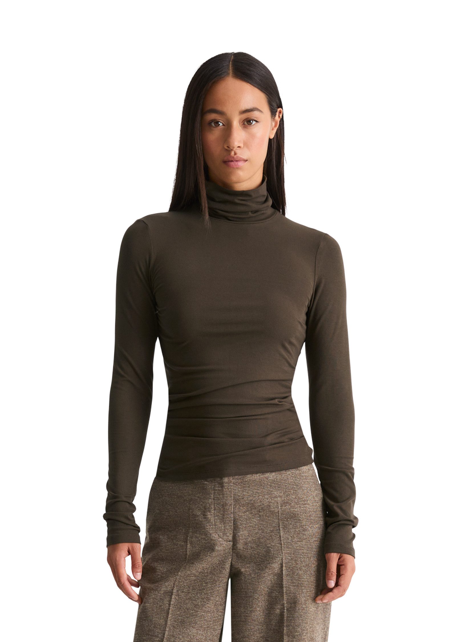 Marc O'Polo Langarmshirt aus TENCEL™ Modal-Stretch