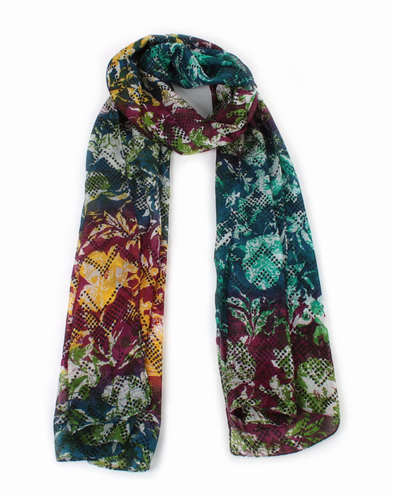 El Puente Seidenschal Schal, Handmade, Fair Trade