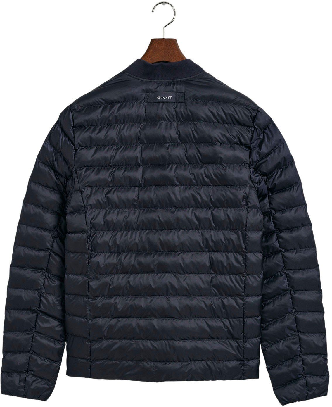 PADDED mit BLUE Steppjacke LIGHT JACKET Gant EVENING geripptem Bomberkragen BOMBER